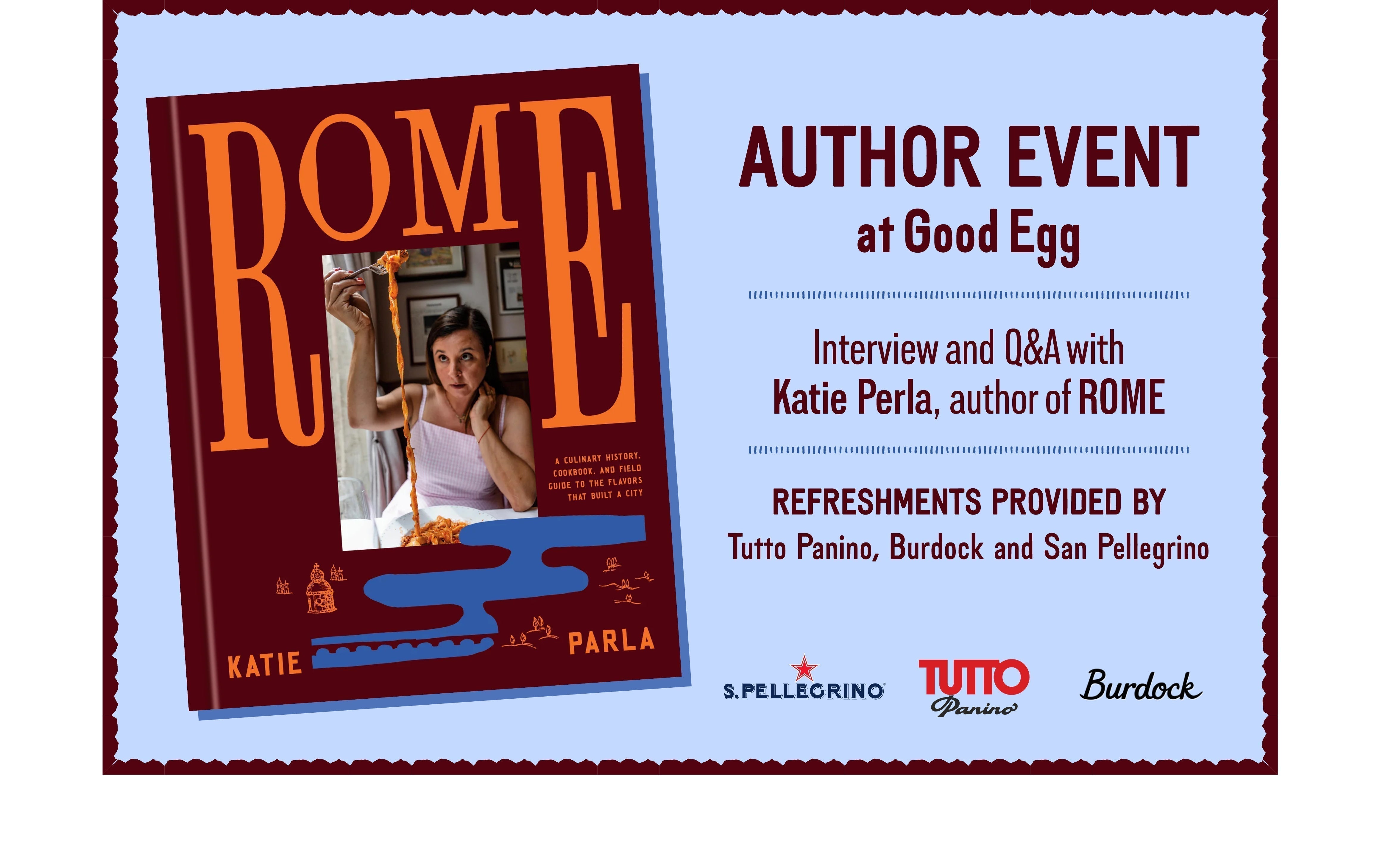 Rome Author Event