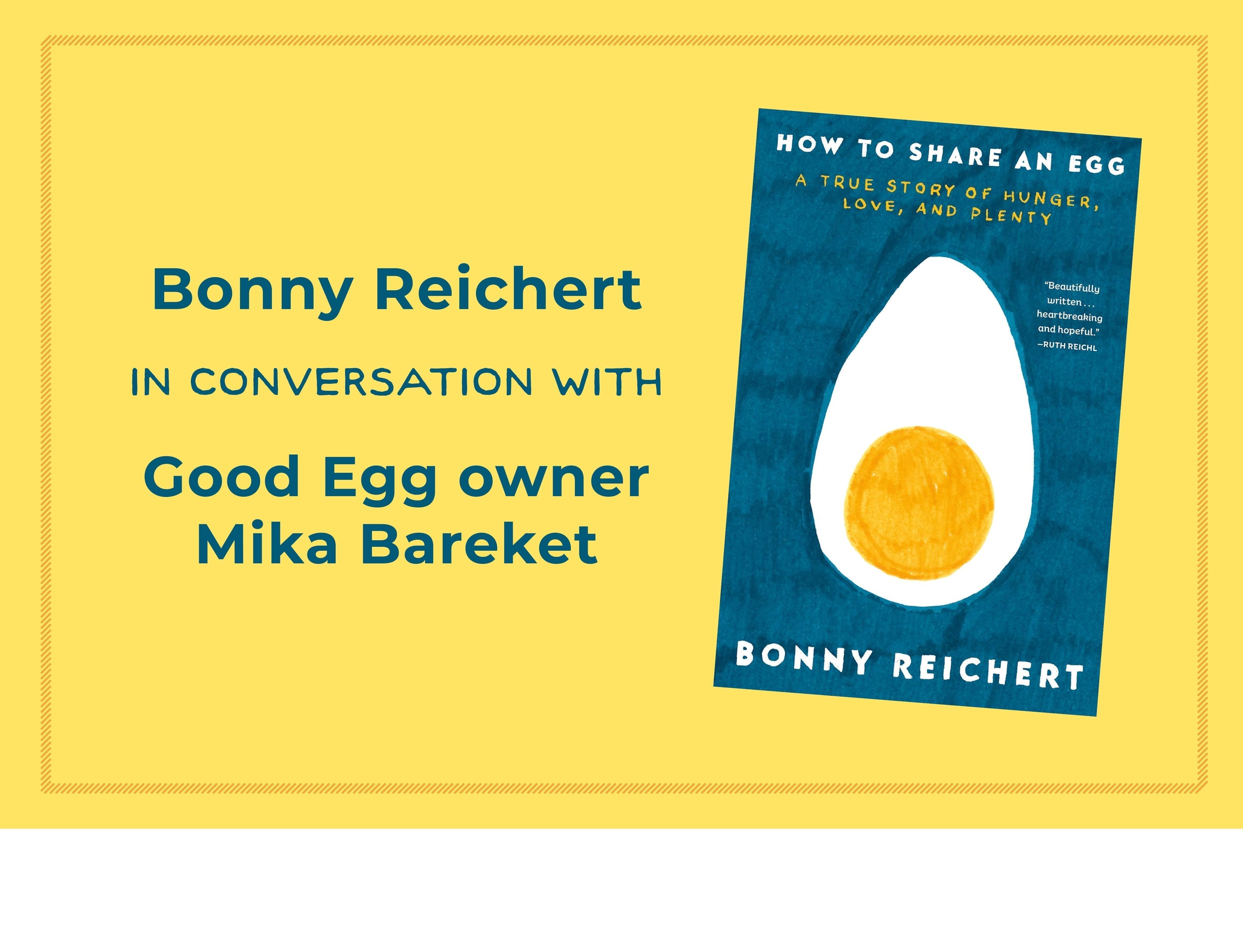 How to Share an Egg Author Event