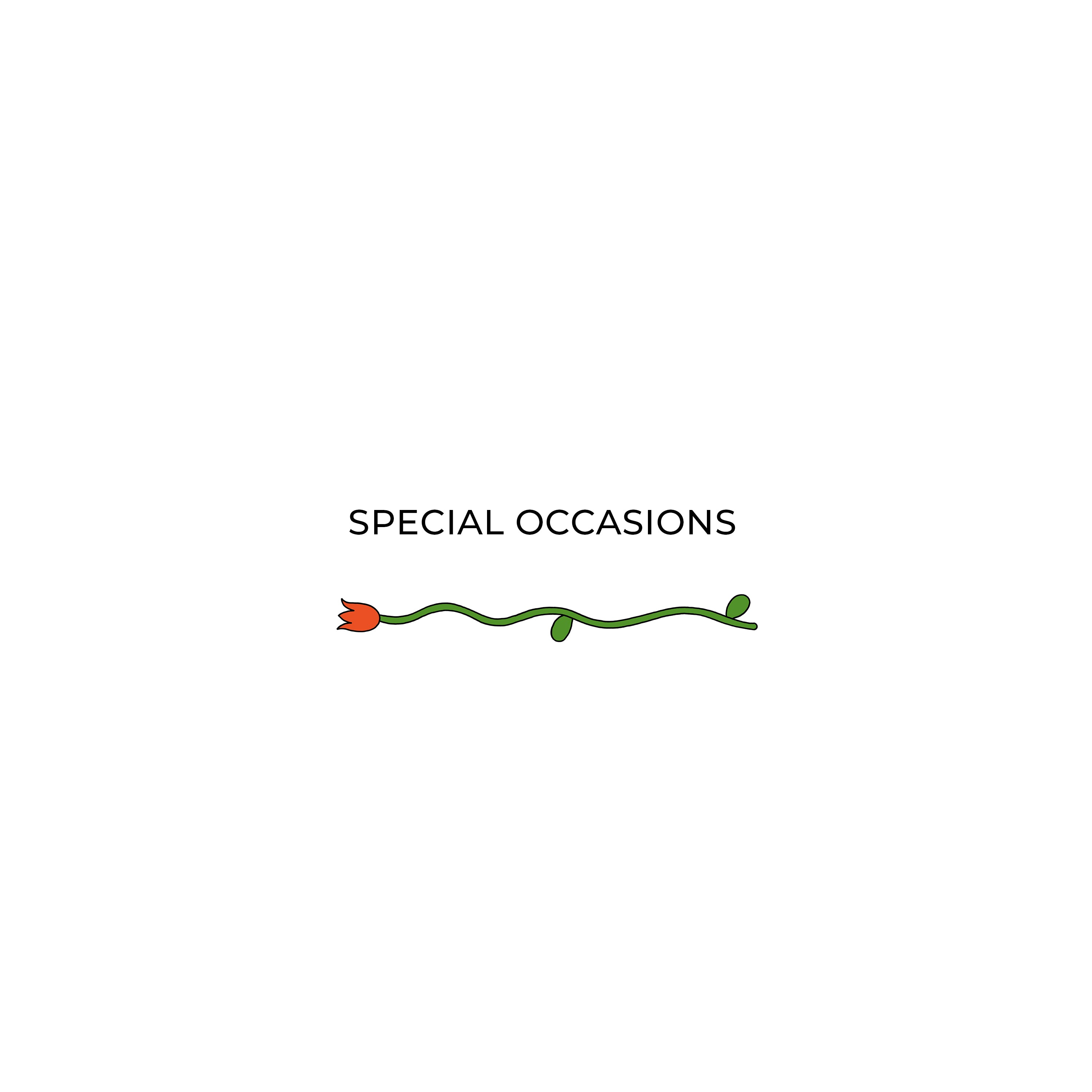 SPECIAL OCCASIONS