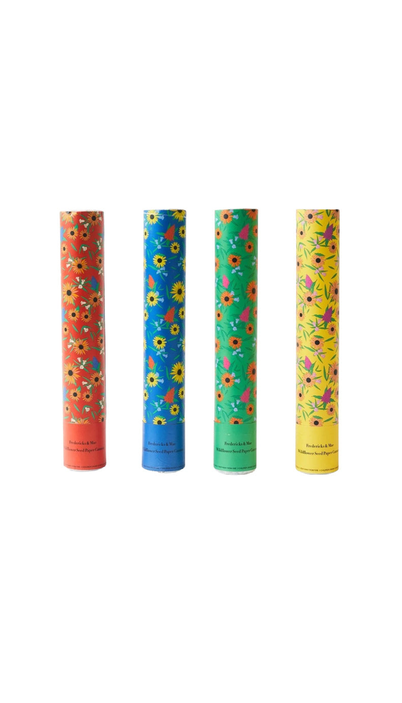 Wildflower Seed Paper Cannon