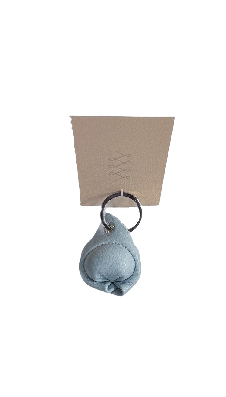 Leather Tortellini Keychain