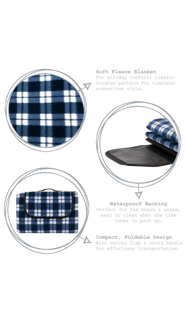 Gingham Picnic Blanket