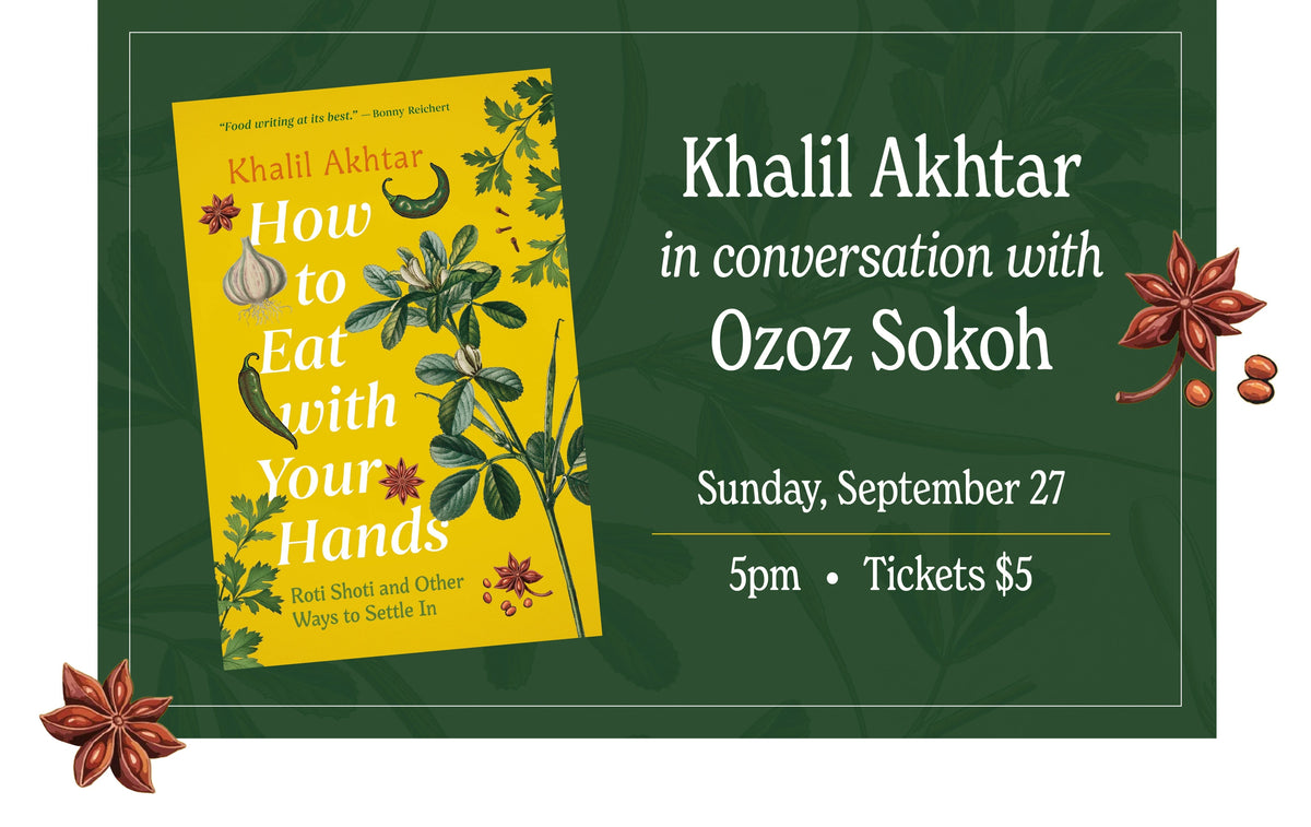 How to Eat with Your Hands Author Event