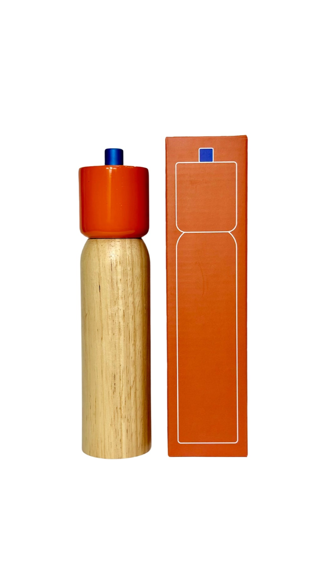 Salt & Pepper Grinder - Orange & Blue
