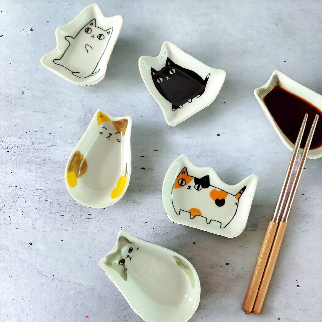 Kitty Cat Condiment Dish