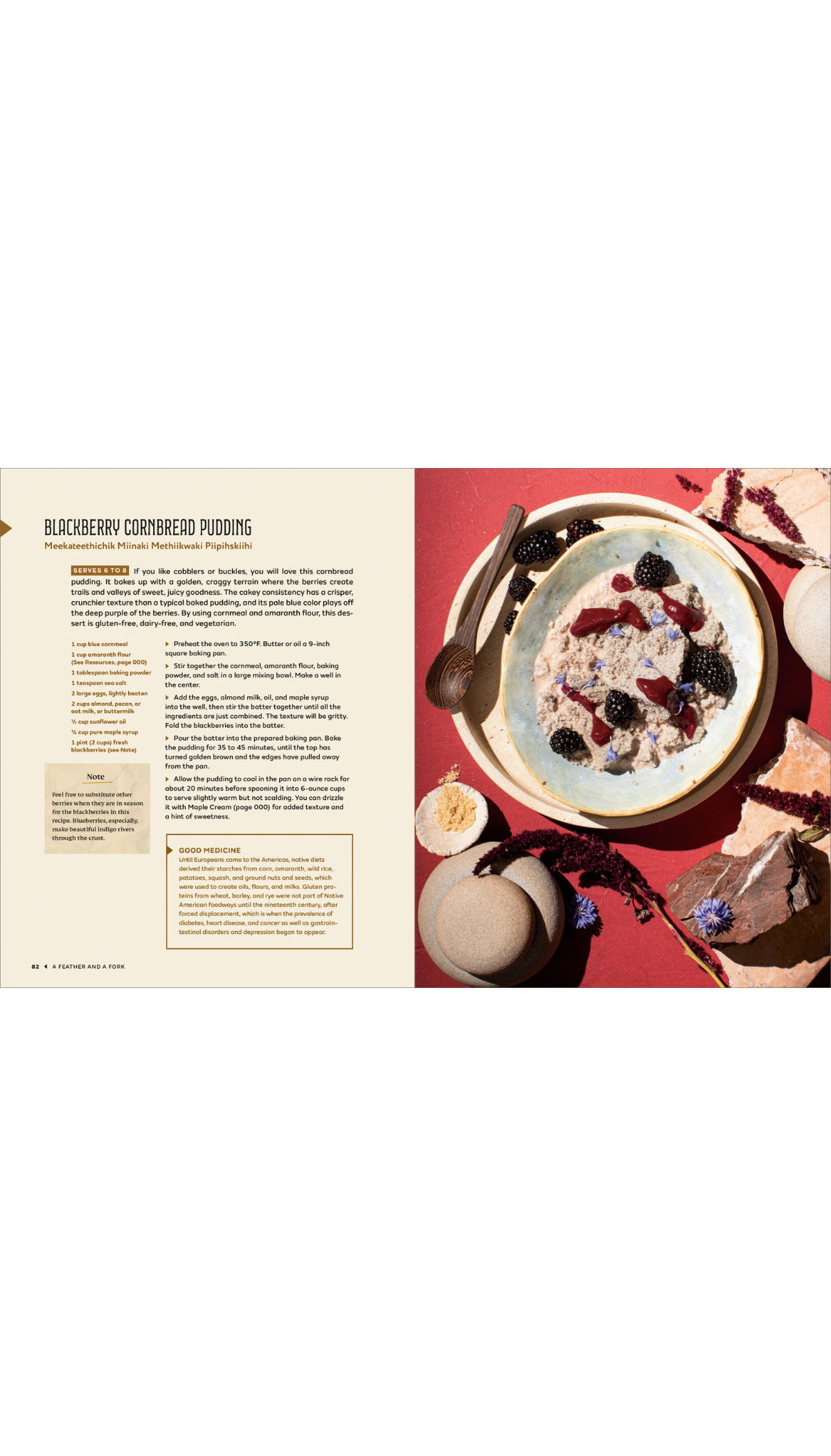 A Feather and a Fork