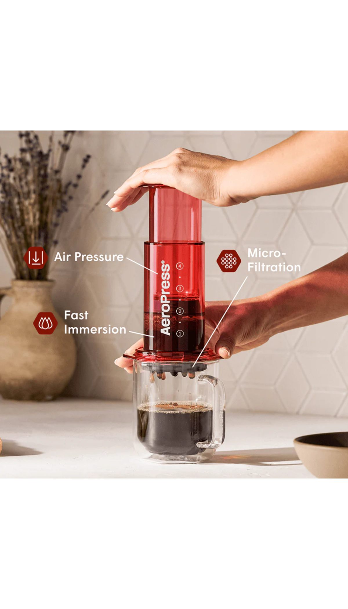 AeroPress Clear Coffee Maker