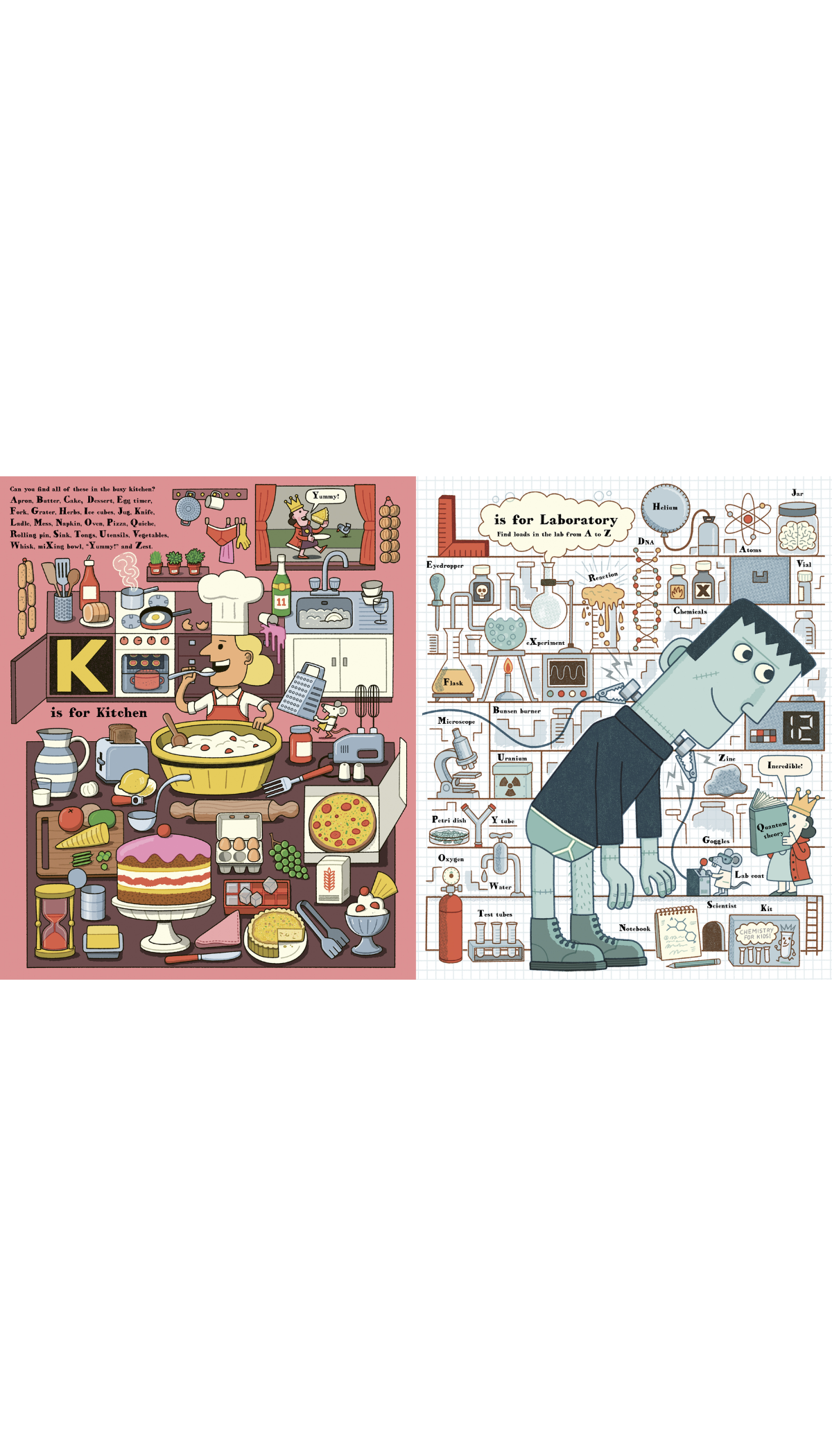 Alphabet of Alphabets and Number of Numbers: Look & Find Games and Activities for Children