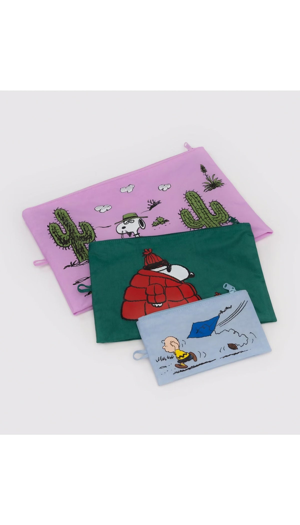 BAGGU X PEANUTS: Go Pouch Set