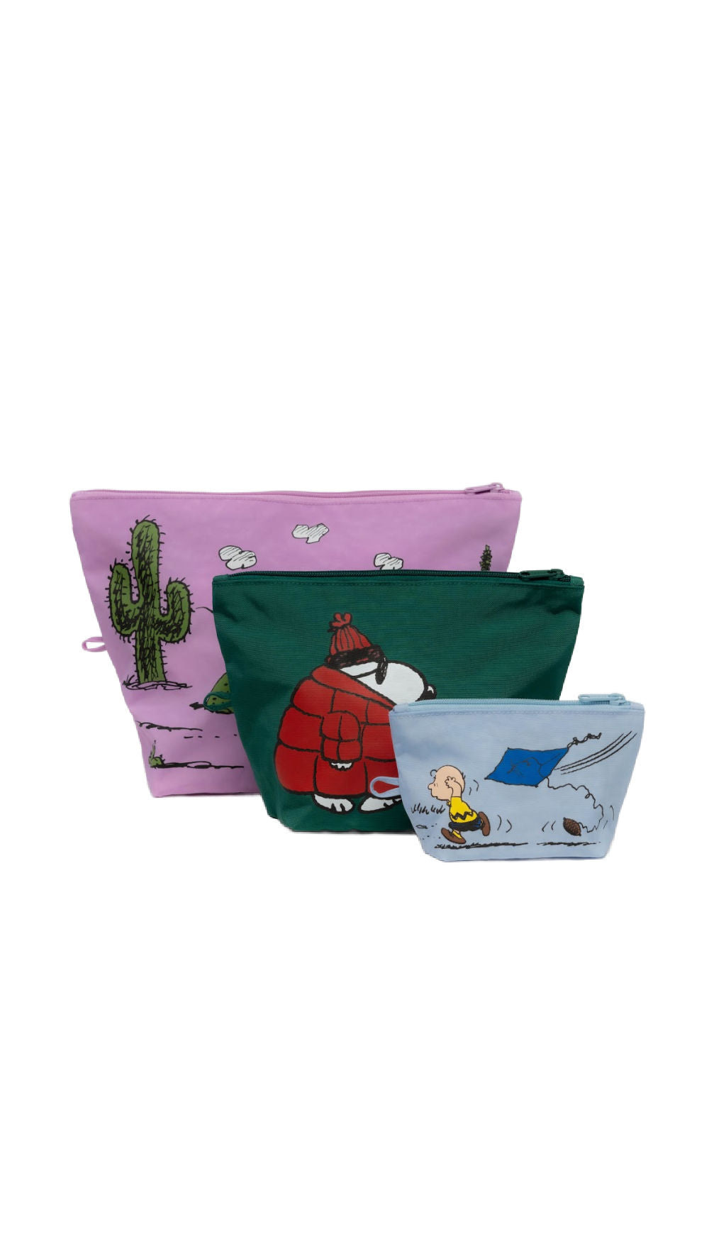 BAGGU X PEANUTS: GO POUCH SET