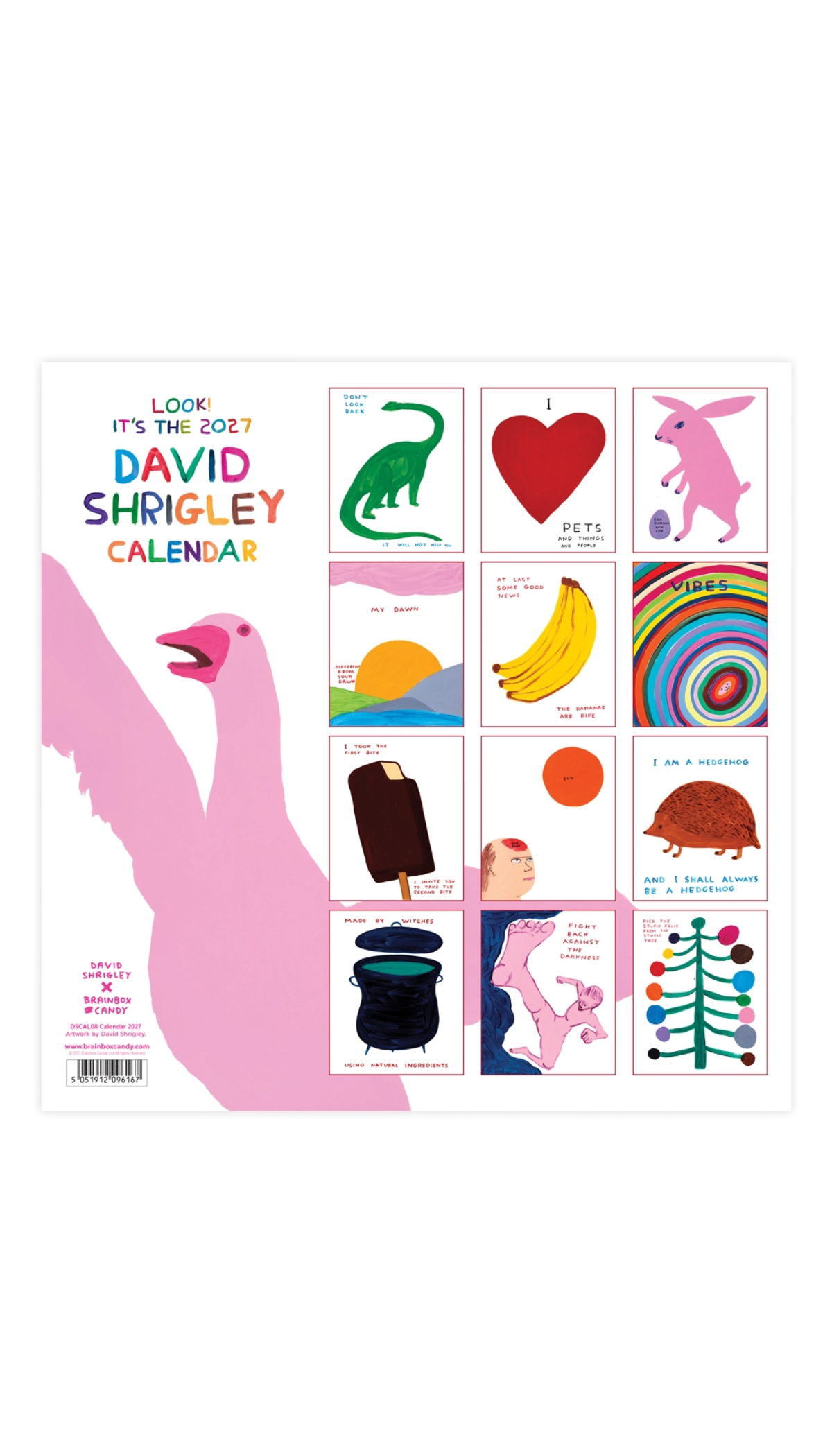 David Shrigley 2027 Calendar