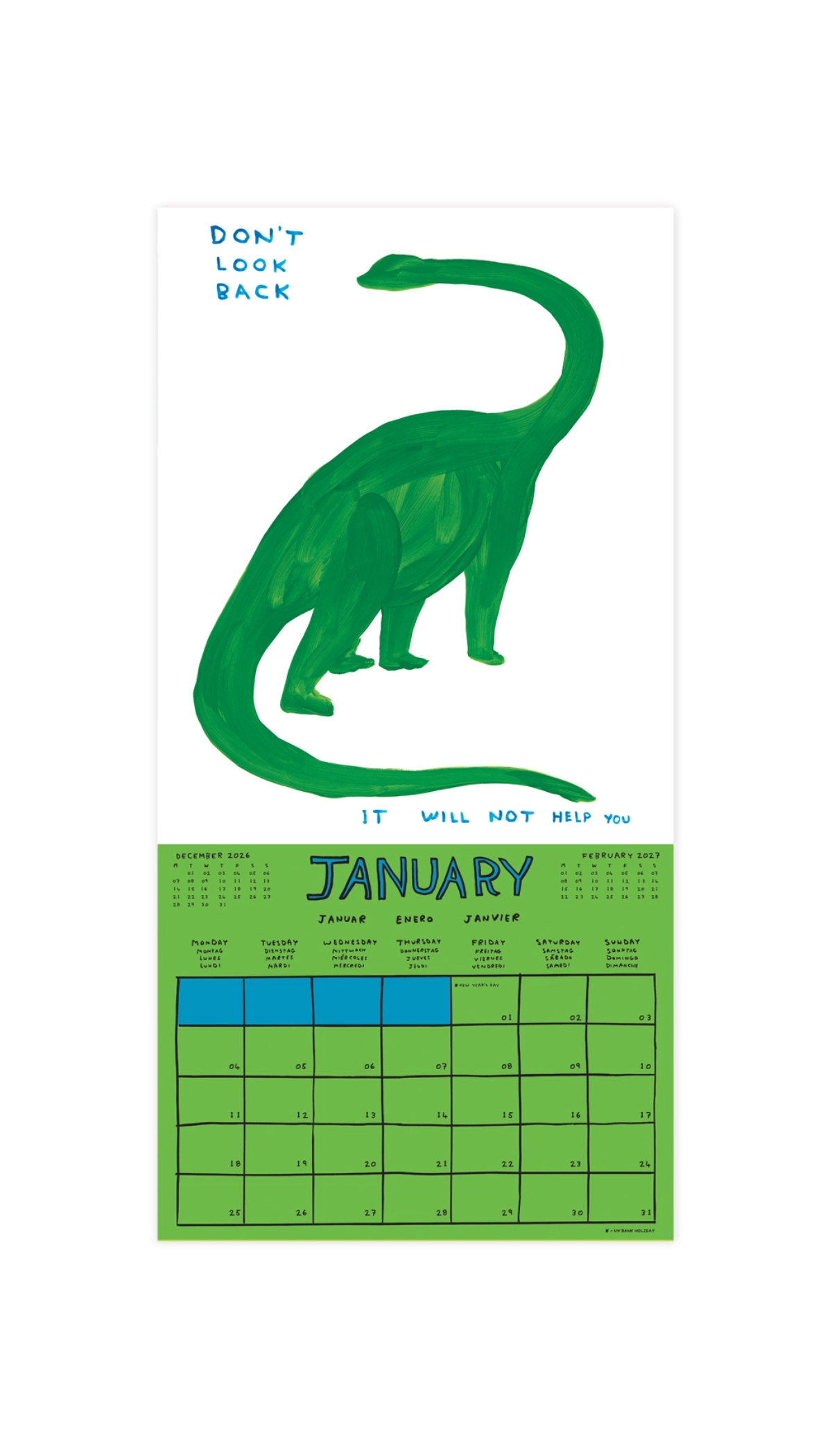 David Shrigley 2027 Calendar