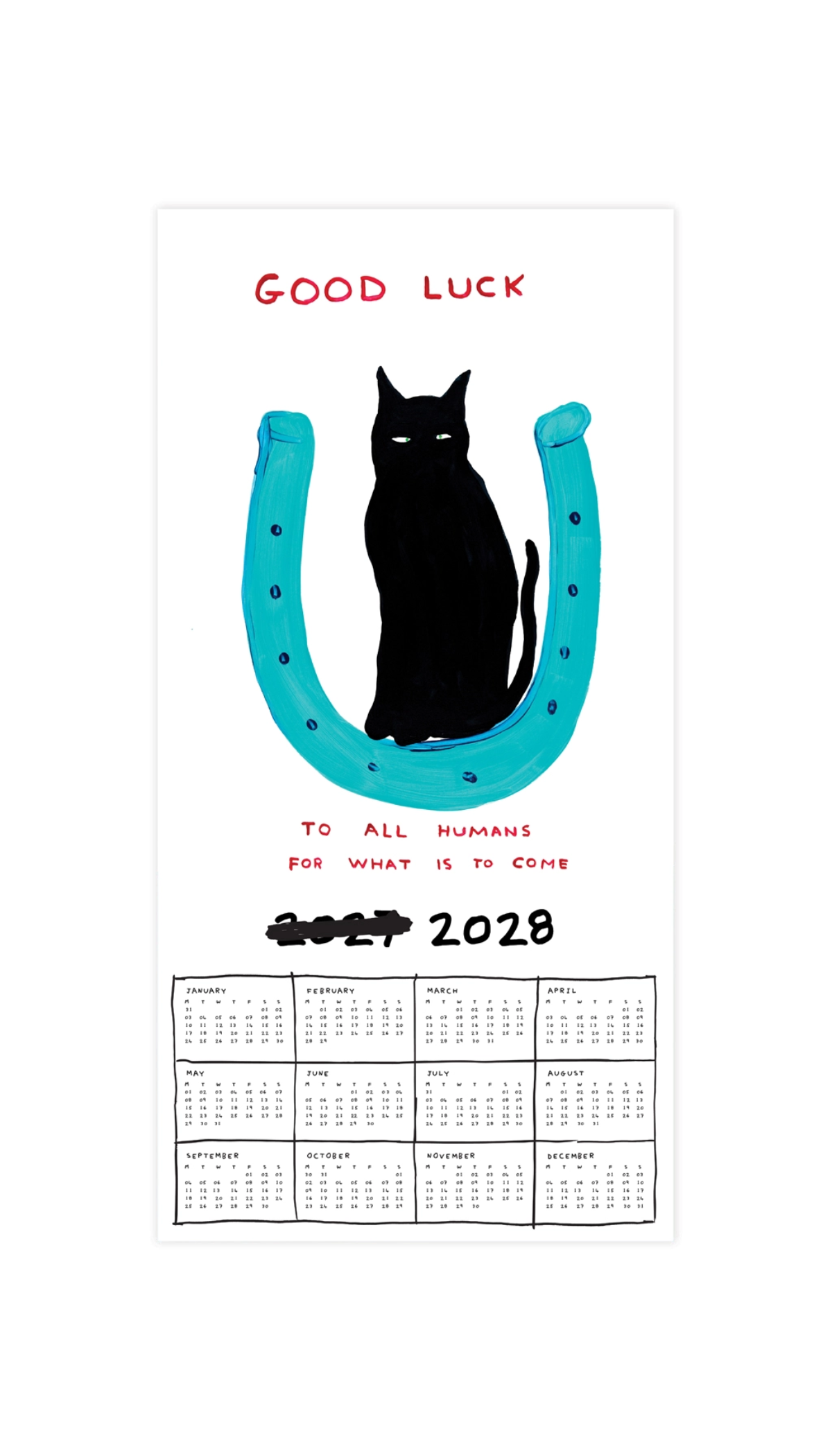 David Shrigley 2027 Calendar