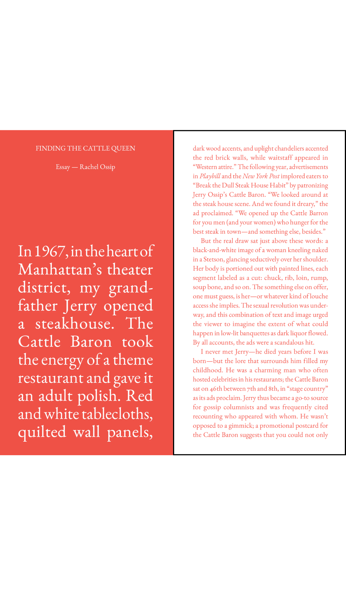 Special Issue: STEAK ZINE / COMING SOON!
