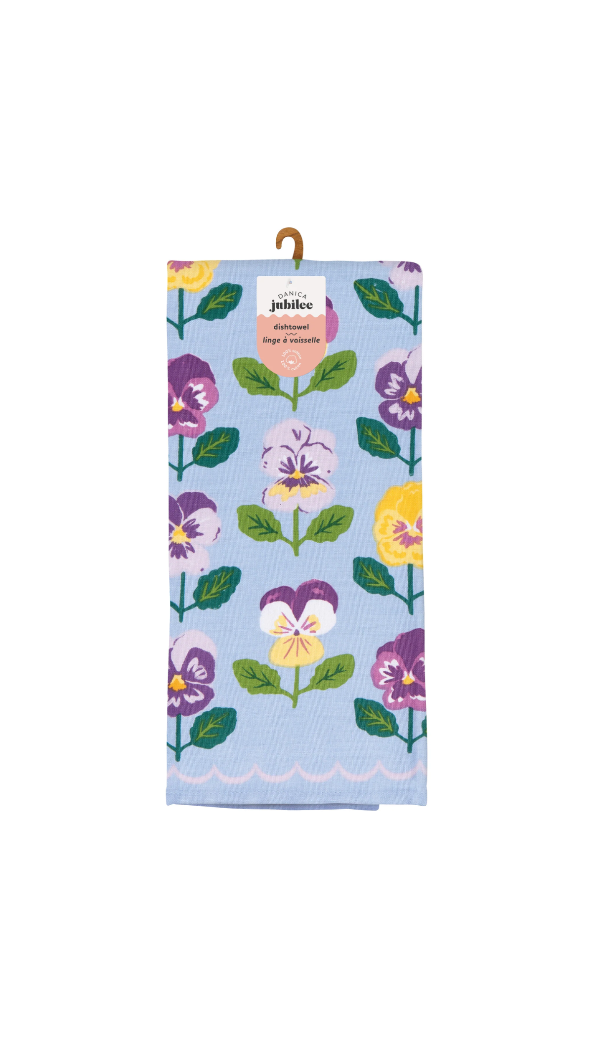 Pansy Tea Towel