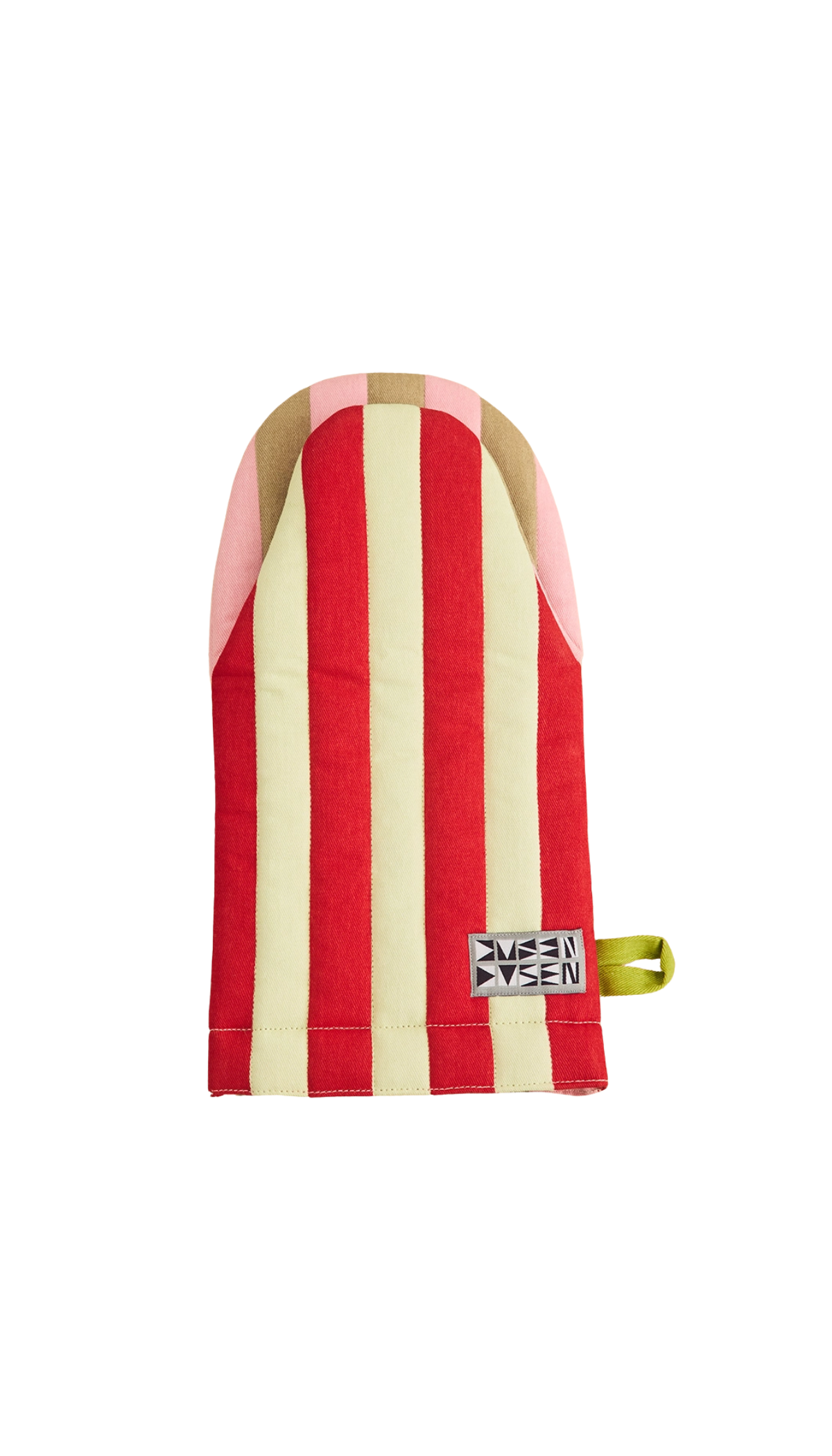 Striped Oven Mitt