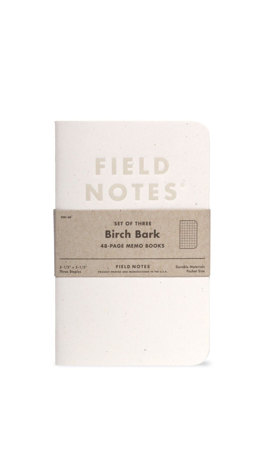 Birch Bark Notebook Set