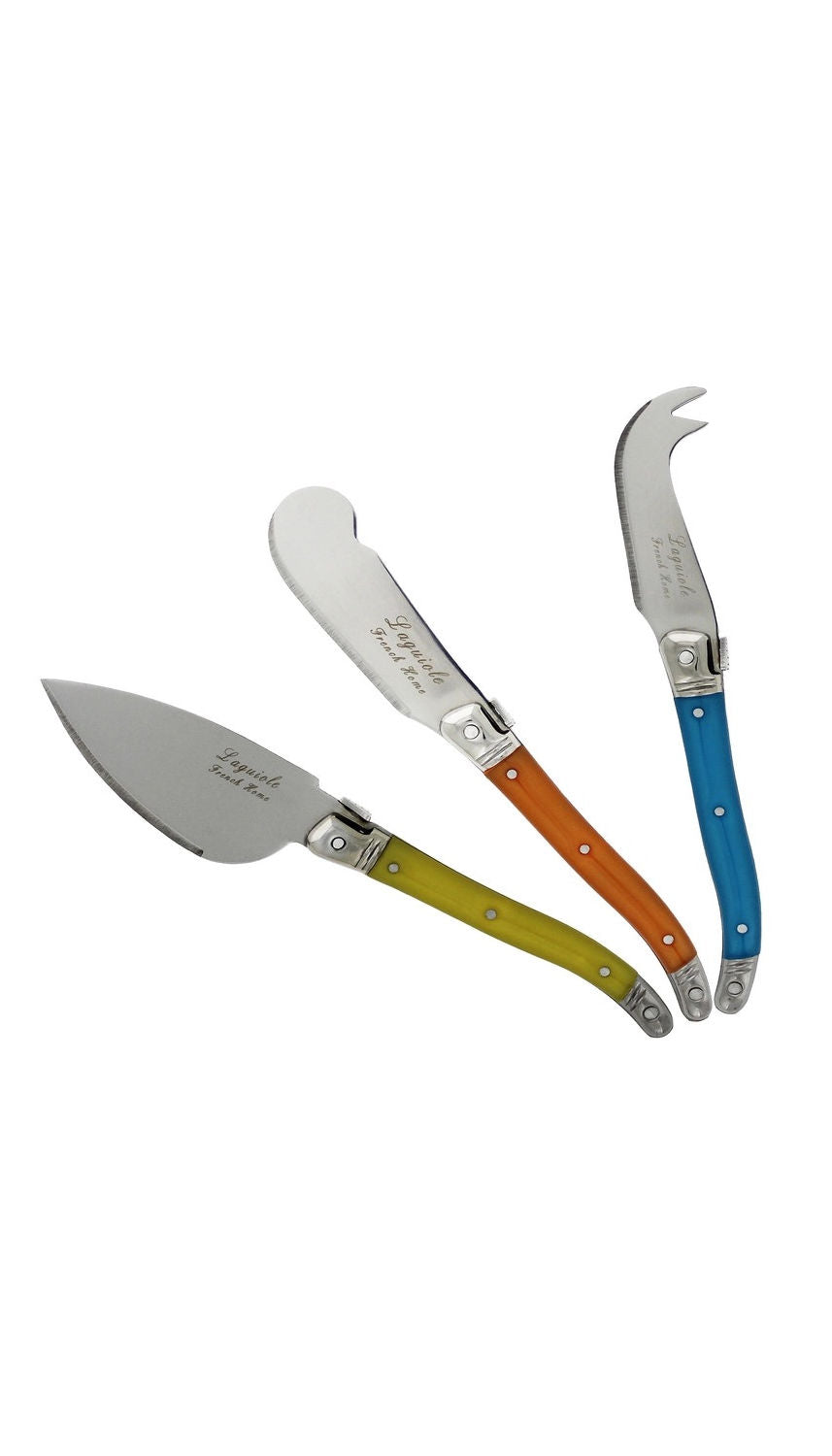 3-Piece Jewel Handle Cheese Knife Set