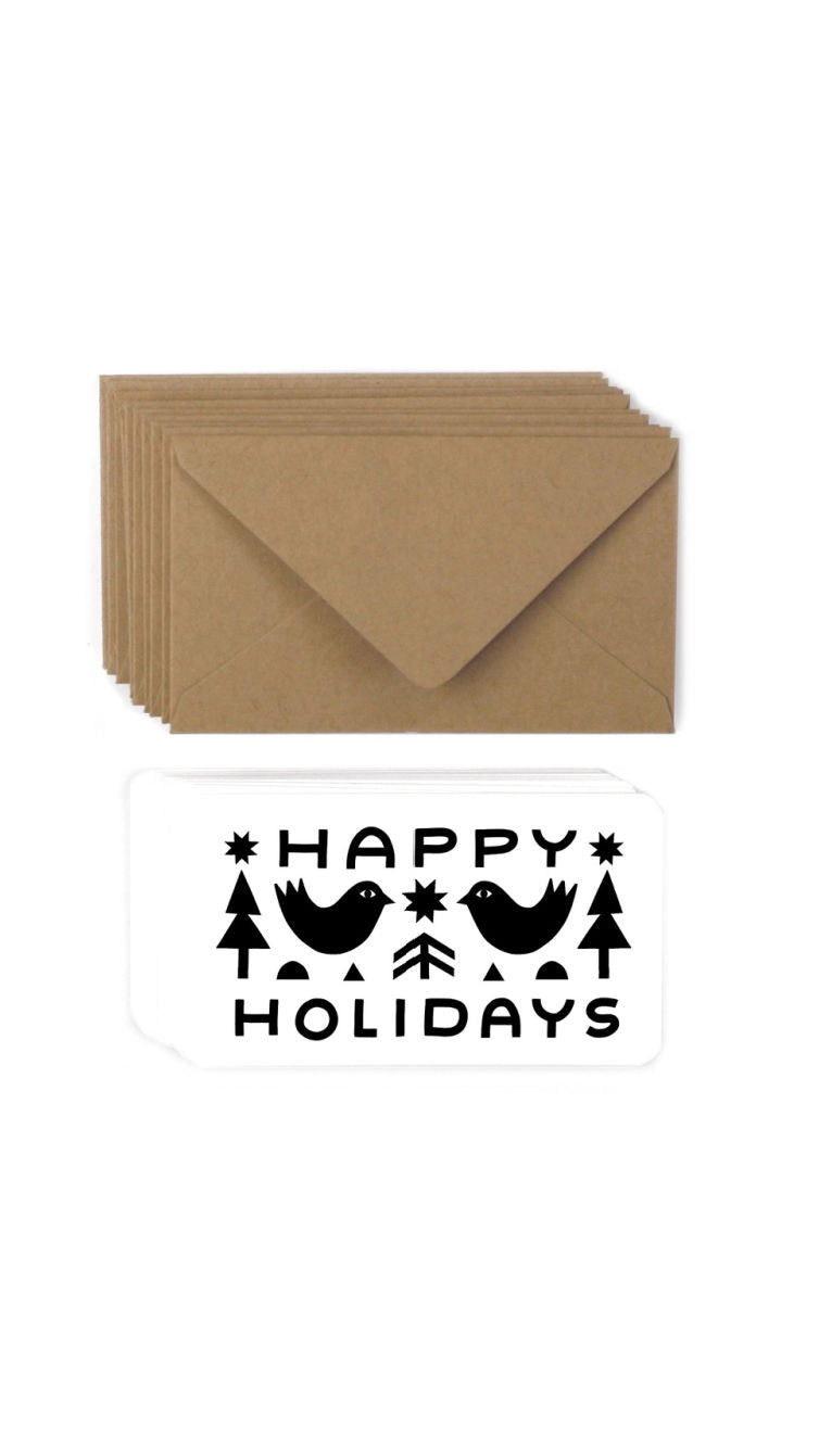 Happy Holidays Mini Note Set