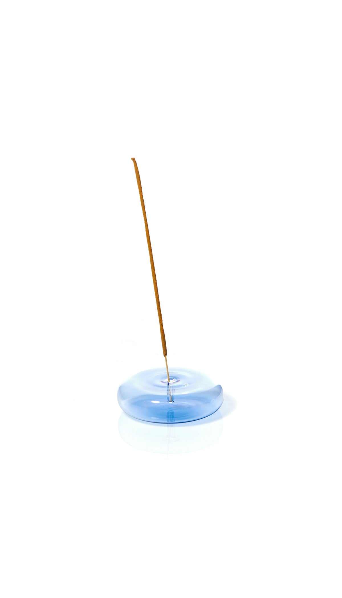 Hand Blown Glass Incense Holder – Dimple