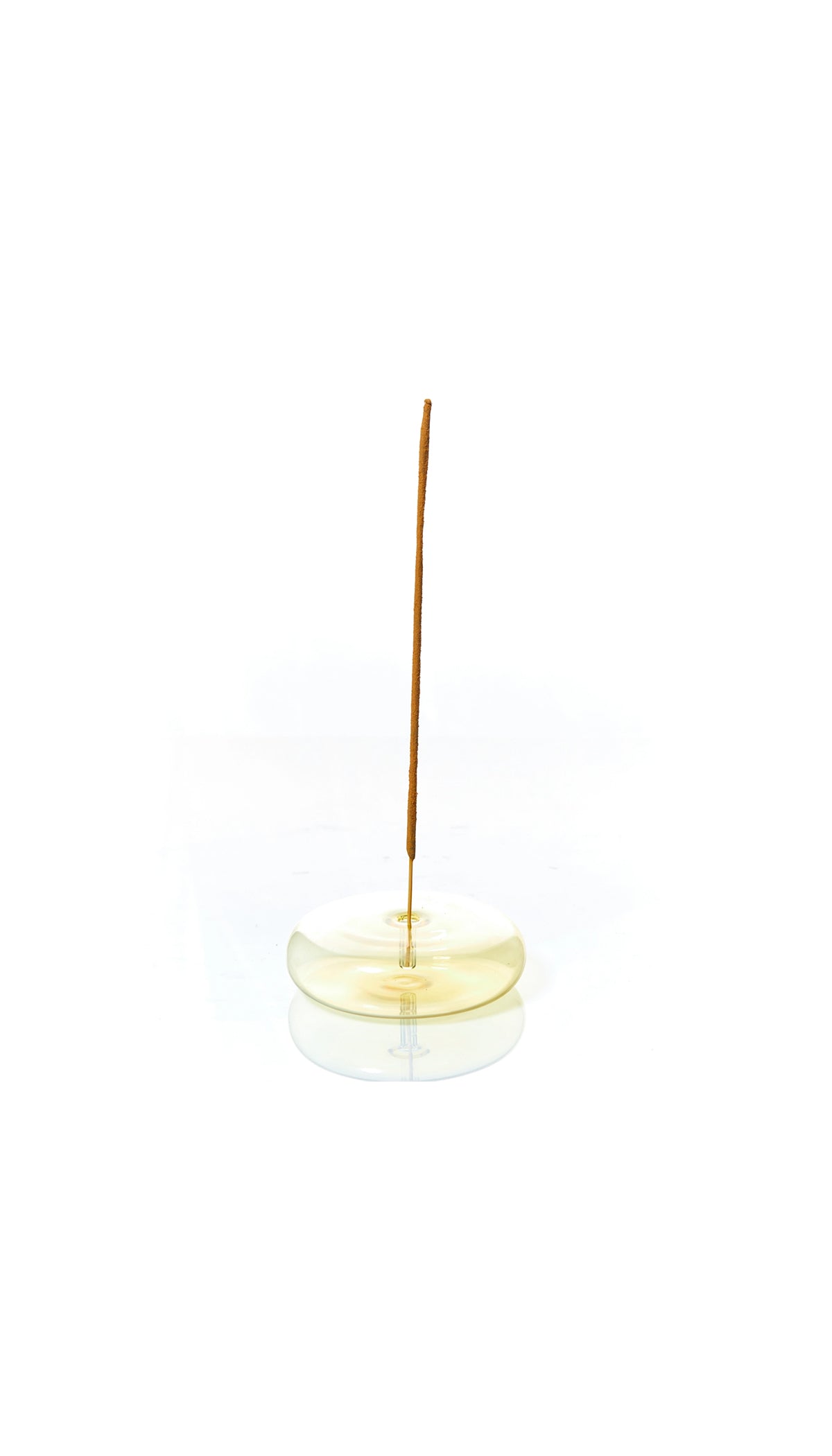 Hand Blown Glass Incense Holder – Dimple