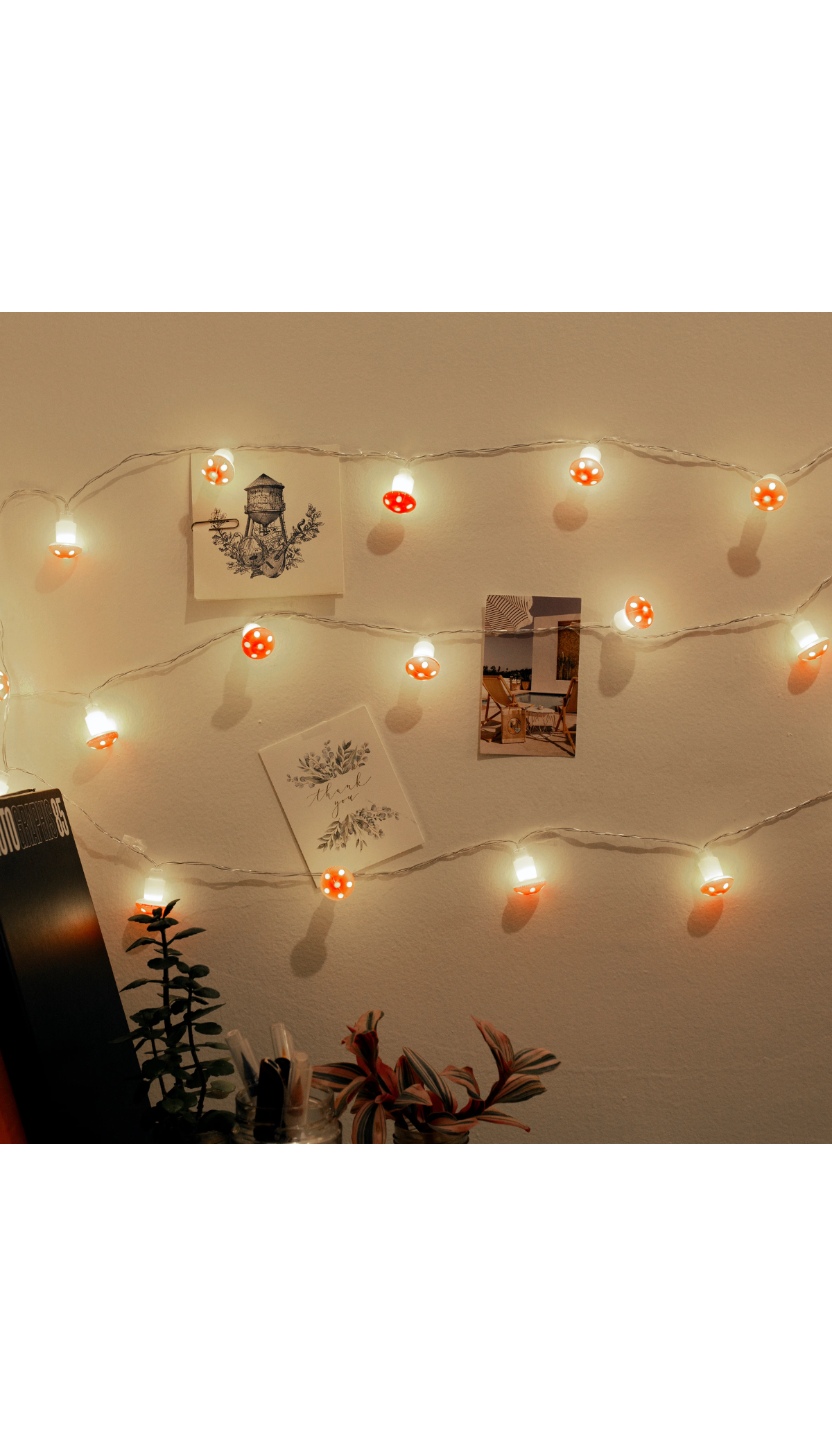 Mushroom String Lights