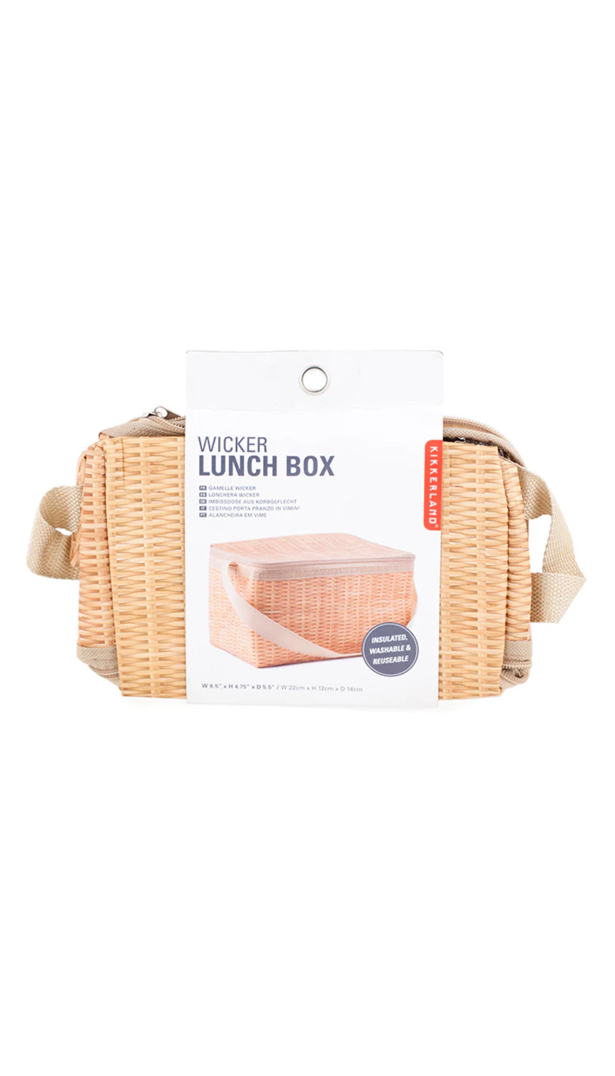 Wicker Lunch Box