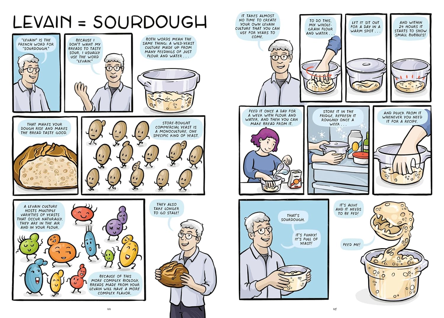 Let's Make Bread! A Comic Book Cookbook