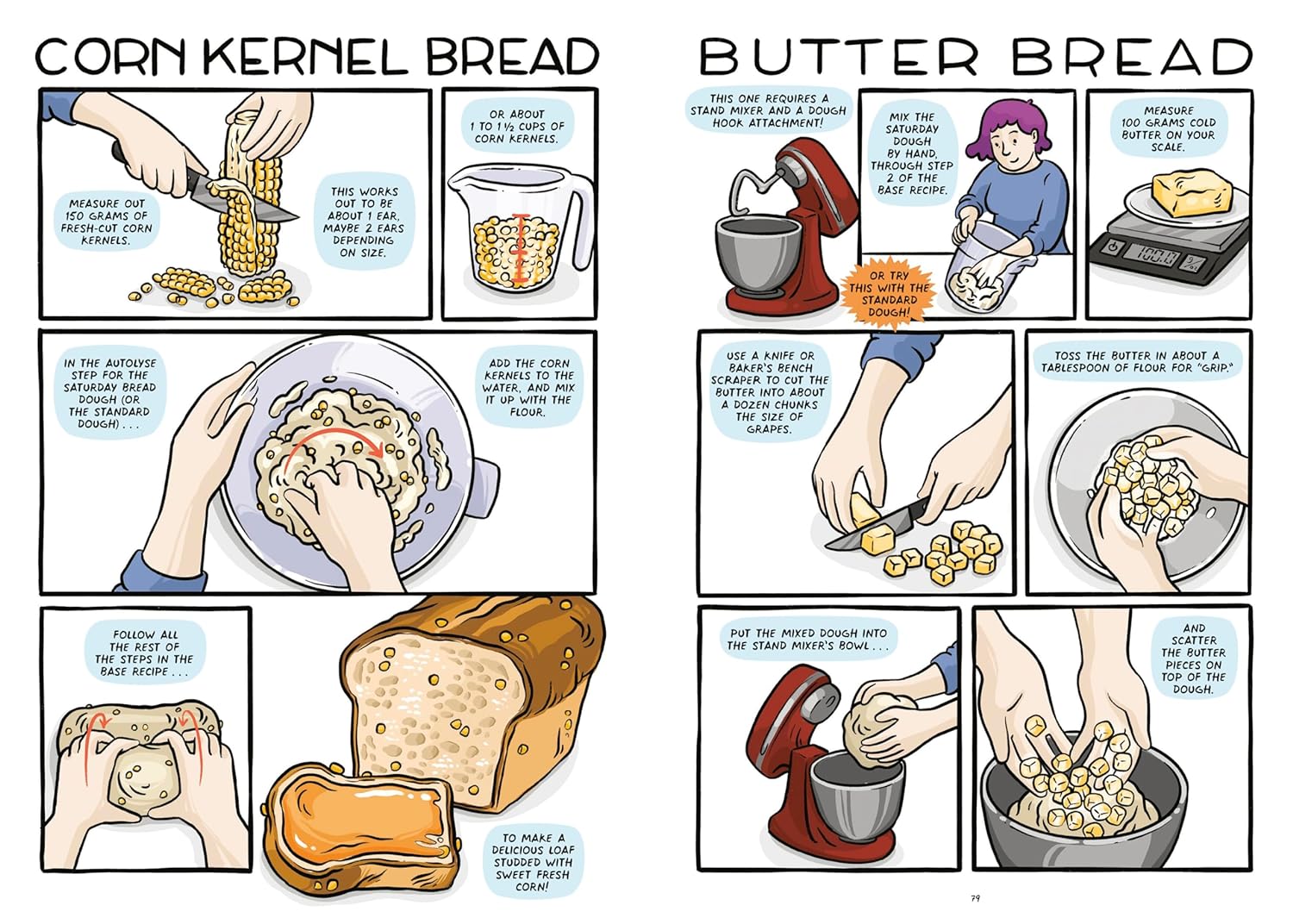 Let's Make Bread! A Comic Book Cookbook