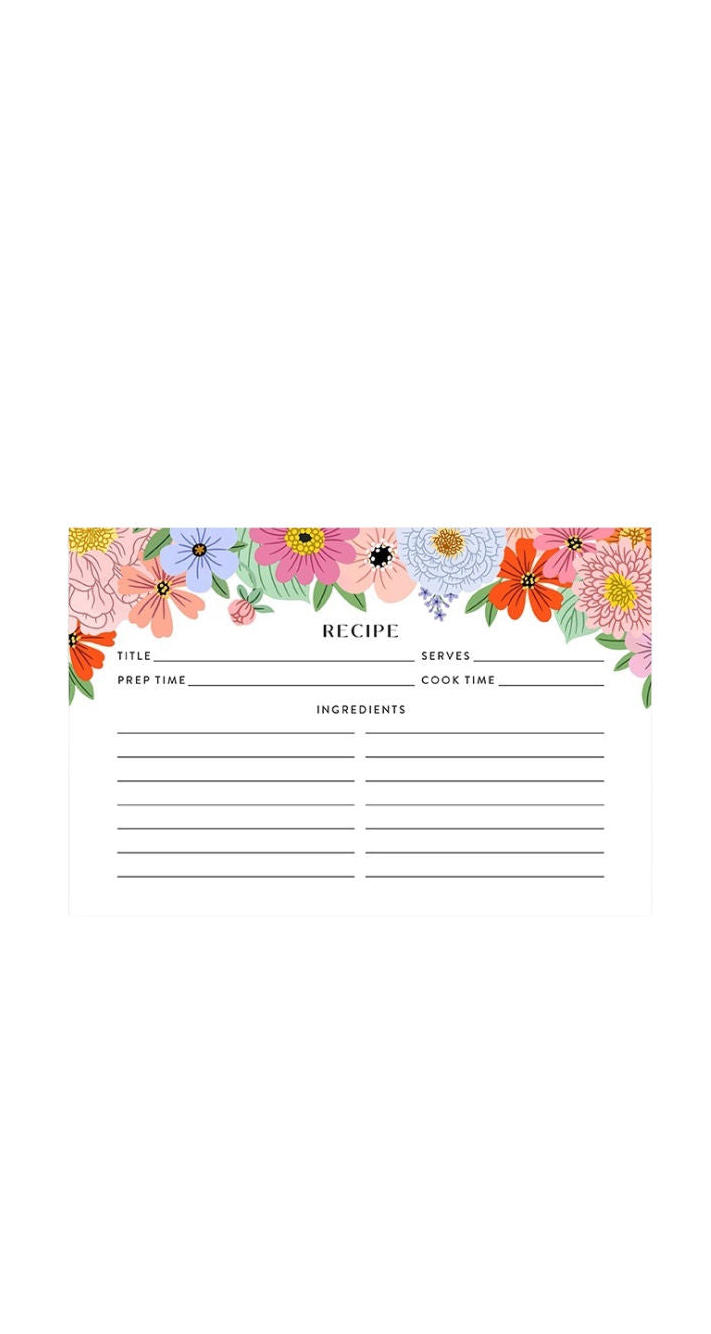 Recipe Cards