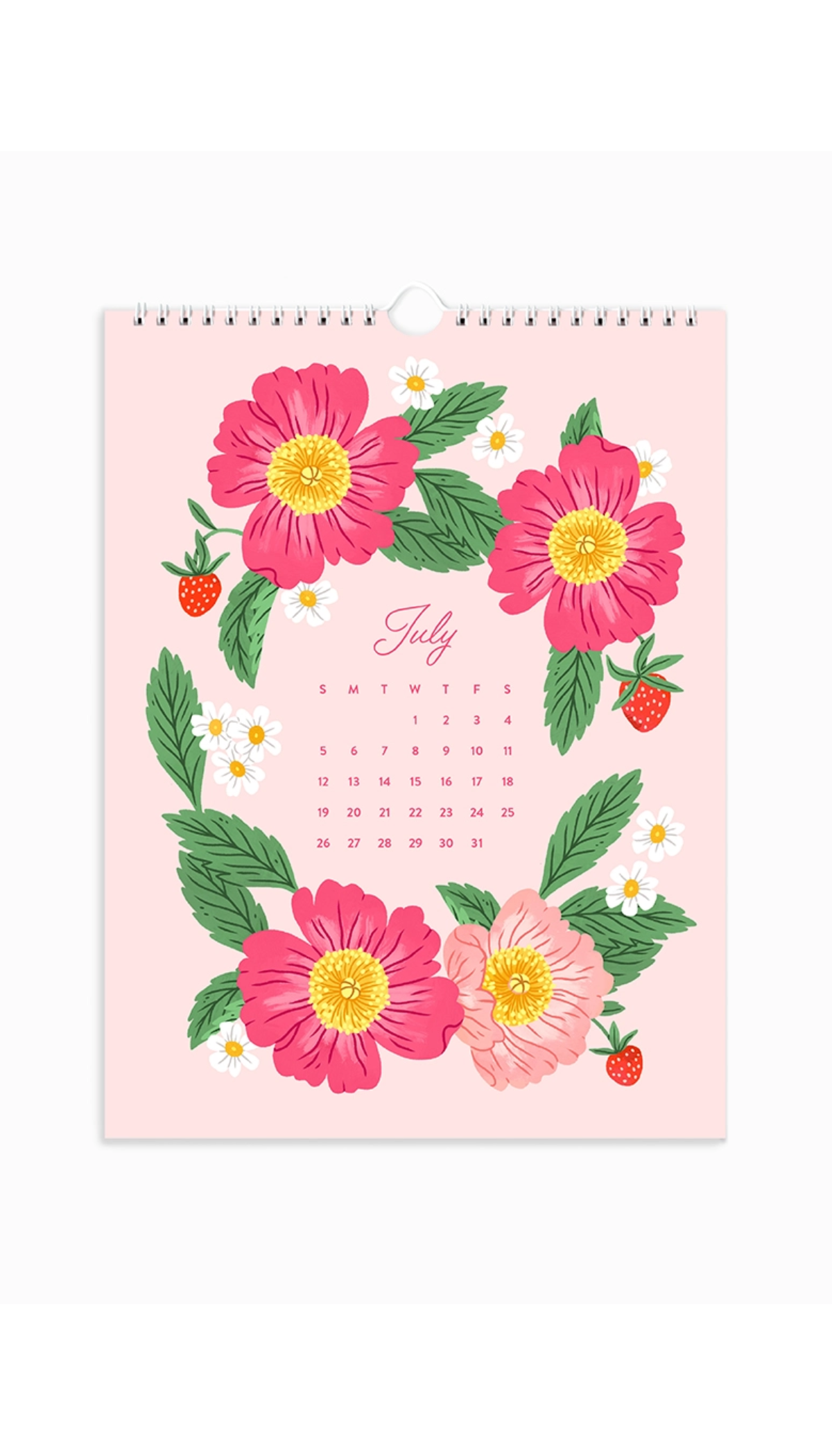 2026 A Year of Flowers Wall Calendar