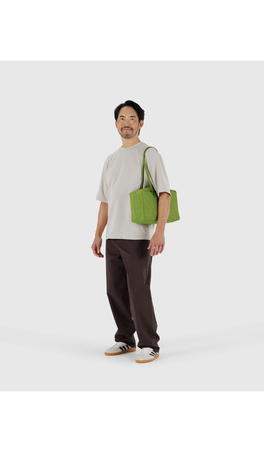 Medium Nylon Bowler Bag