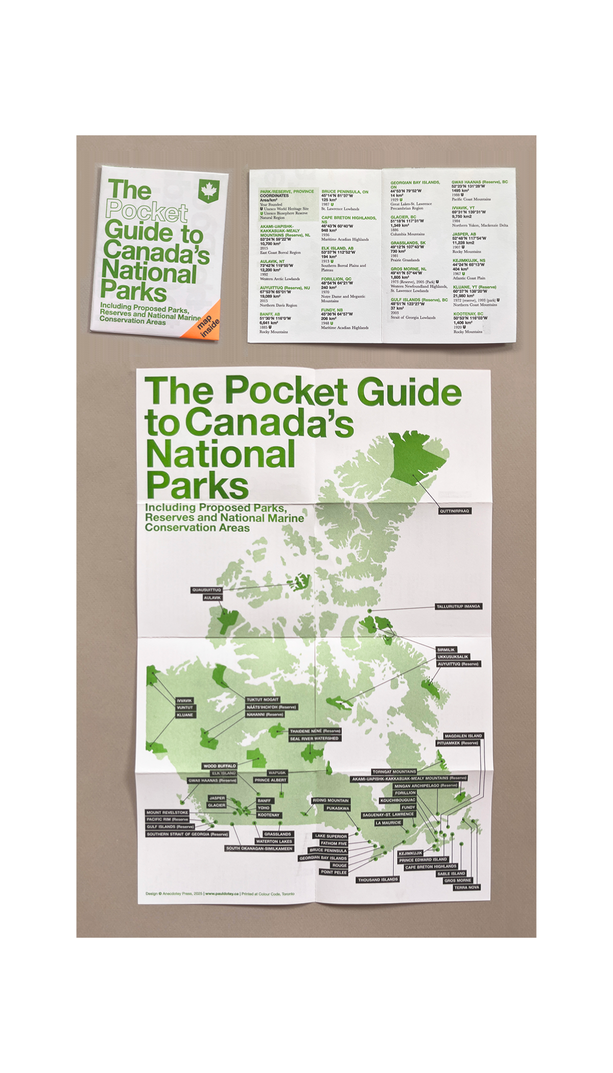 The Pocket Guide to Canada's National Parks