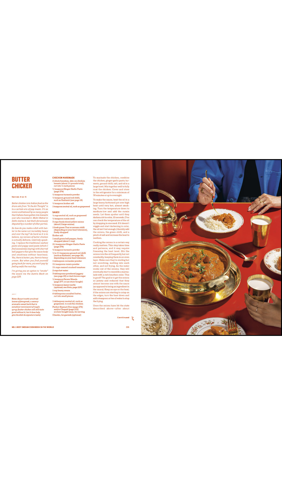No. 1 Best Indian Cookbook in the World / COMING SEP. 22ND!
