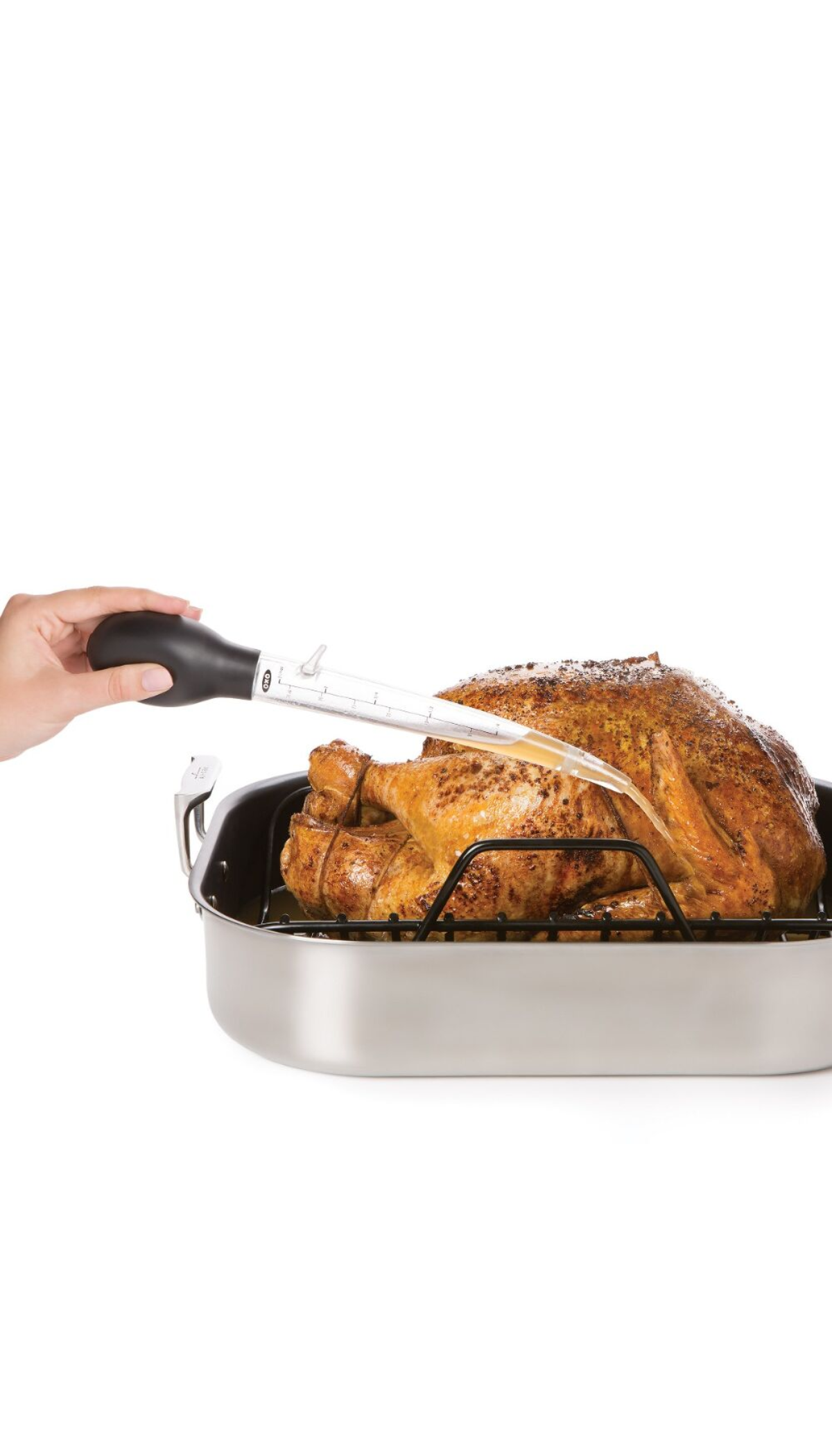 Angled Baster With Cleaning Brush