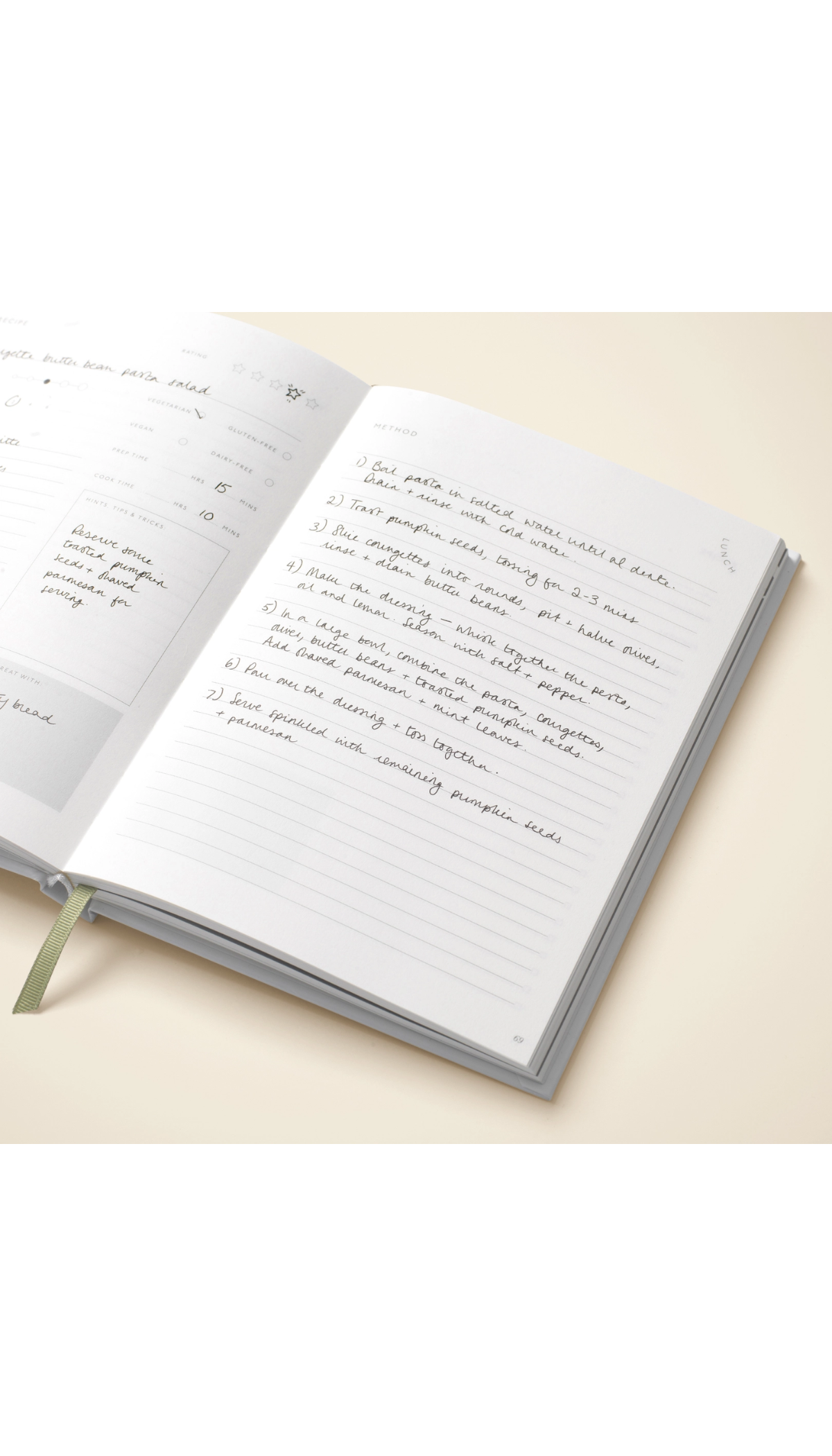 Guided Recipe Journal