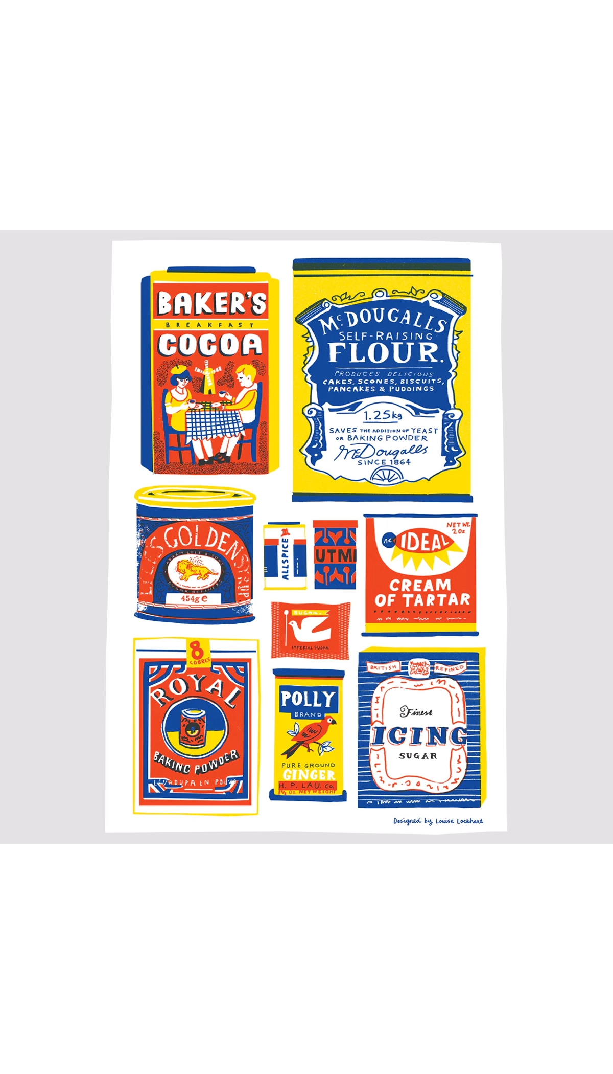 Screen Printed Tea Towels