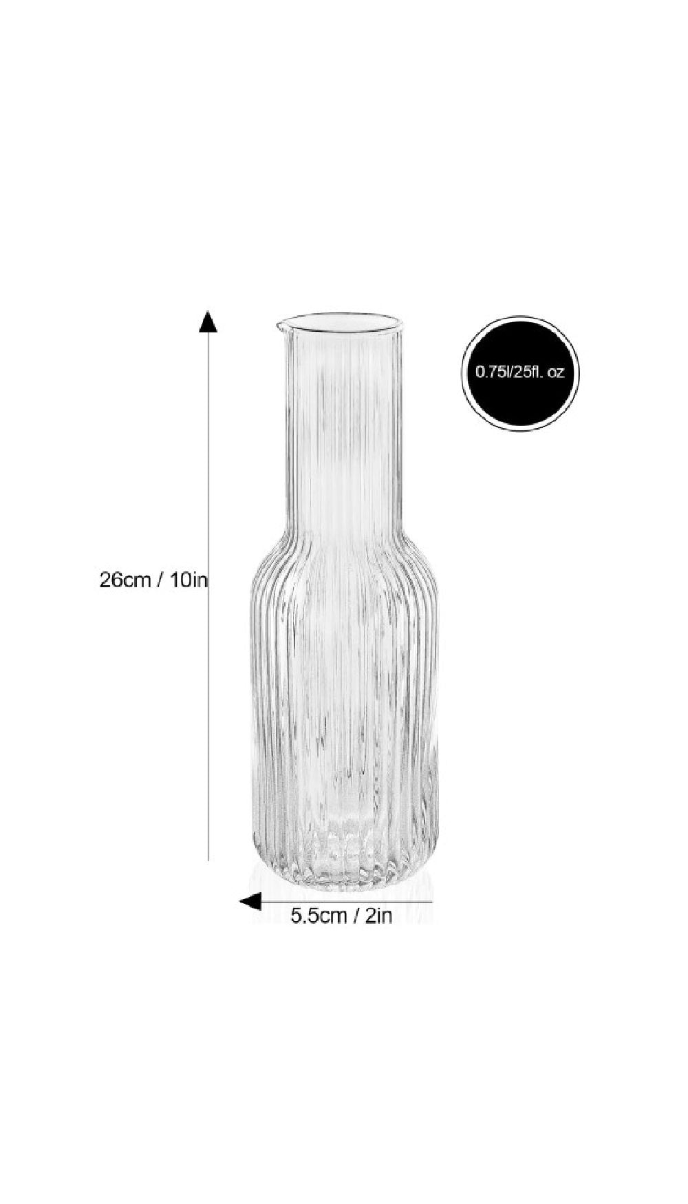 Ribbed Carafe