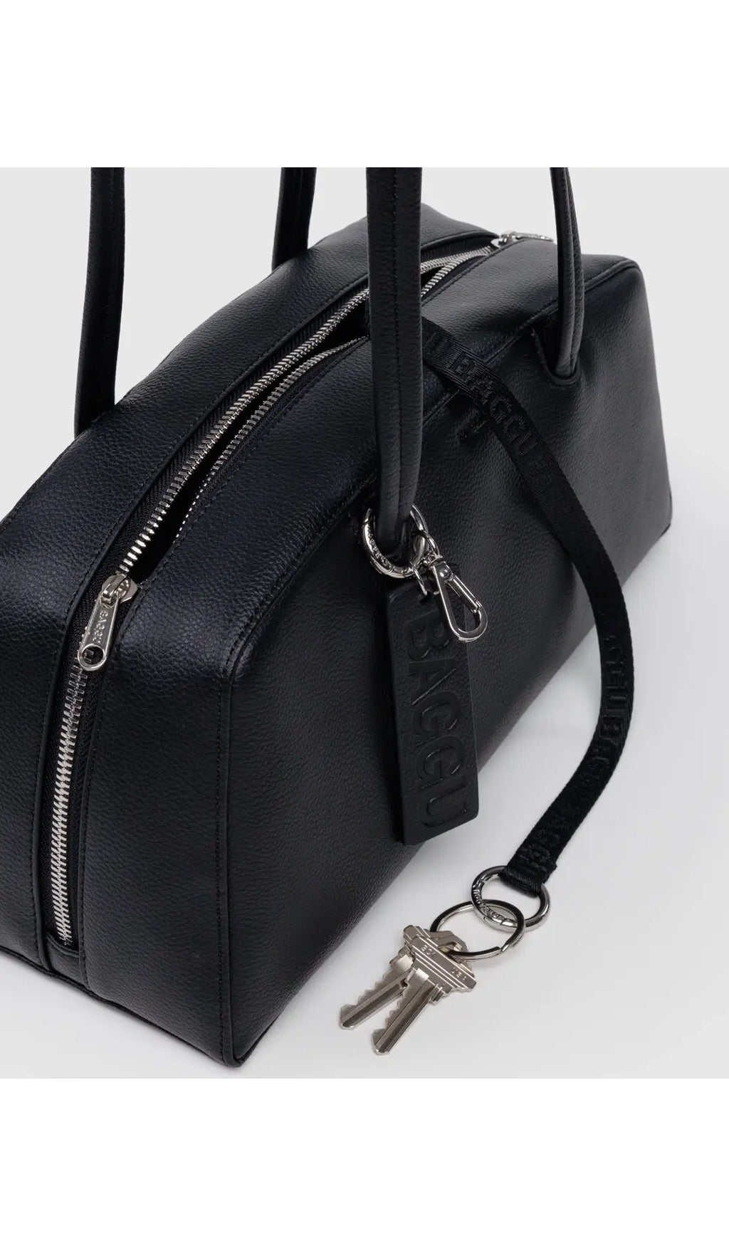 Recycled Leather Bowler Bag