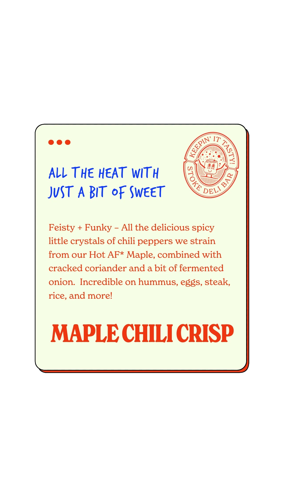 Maple Chili Crisp