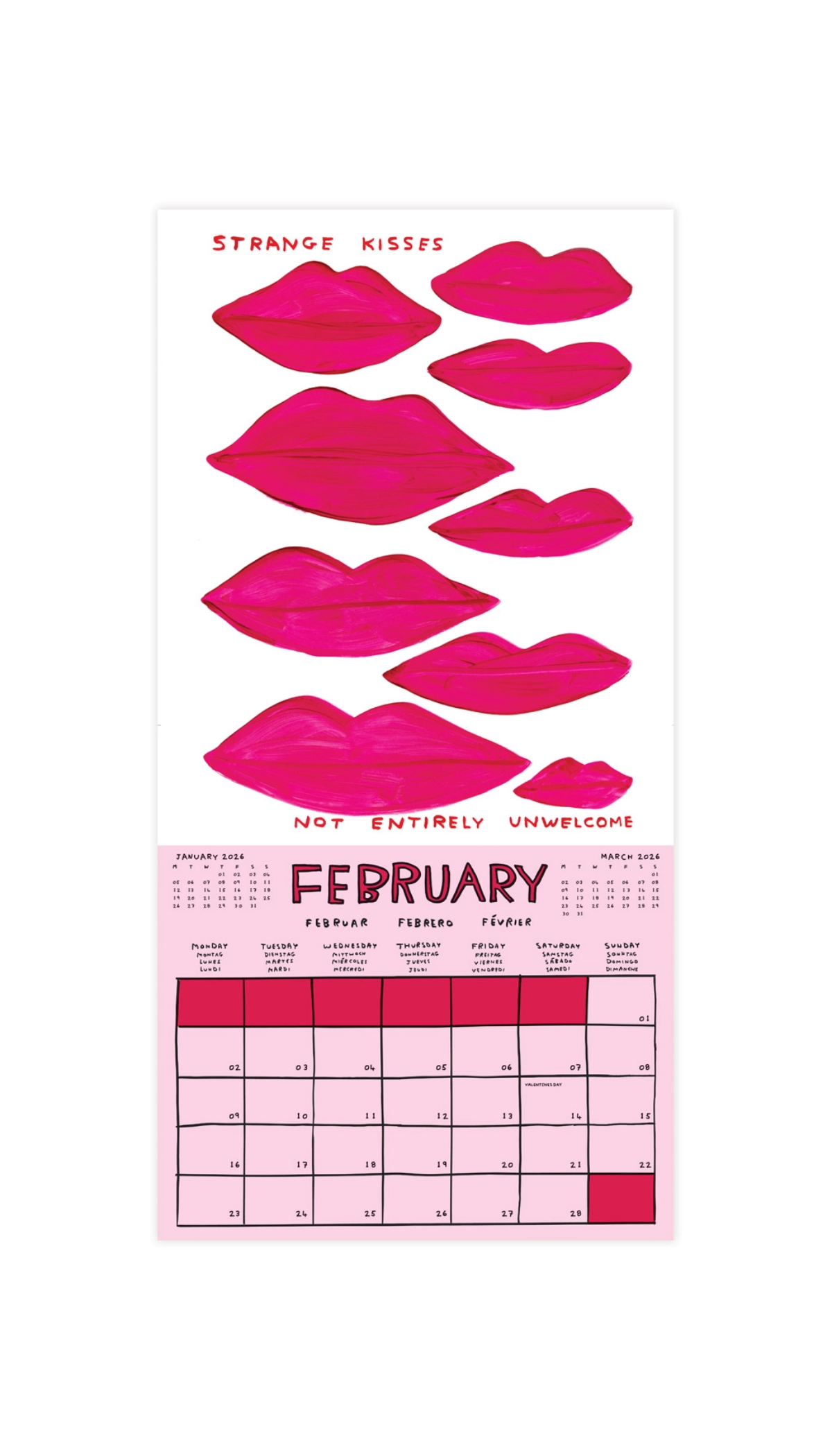 David Shrigley 2026 Calendar