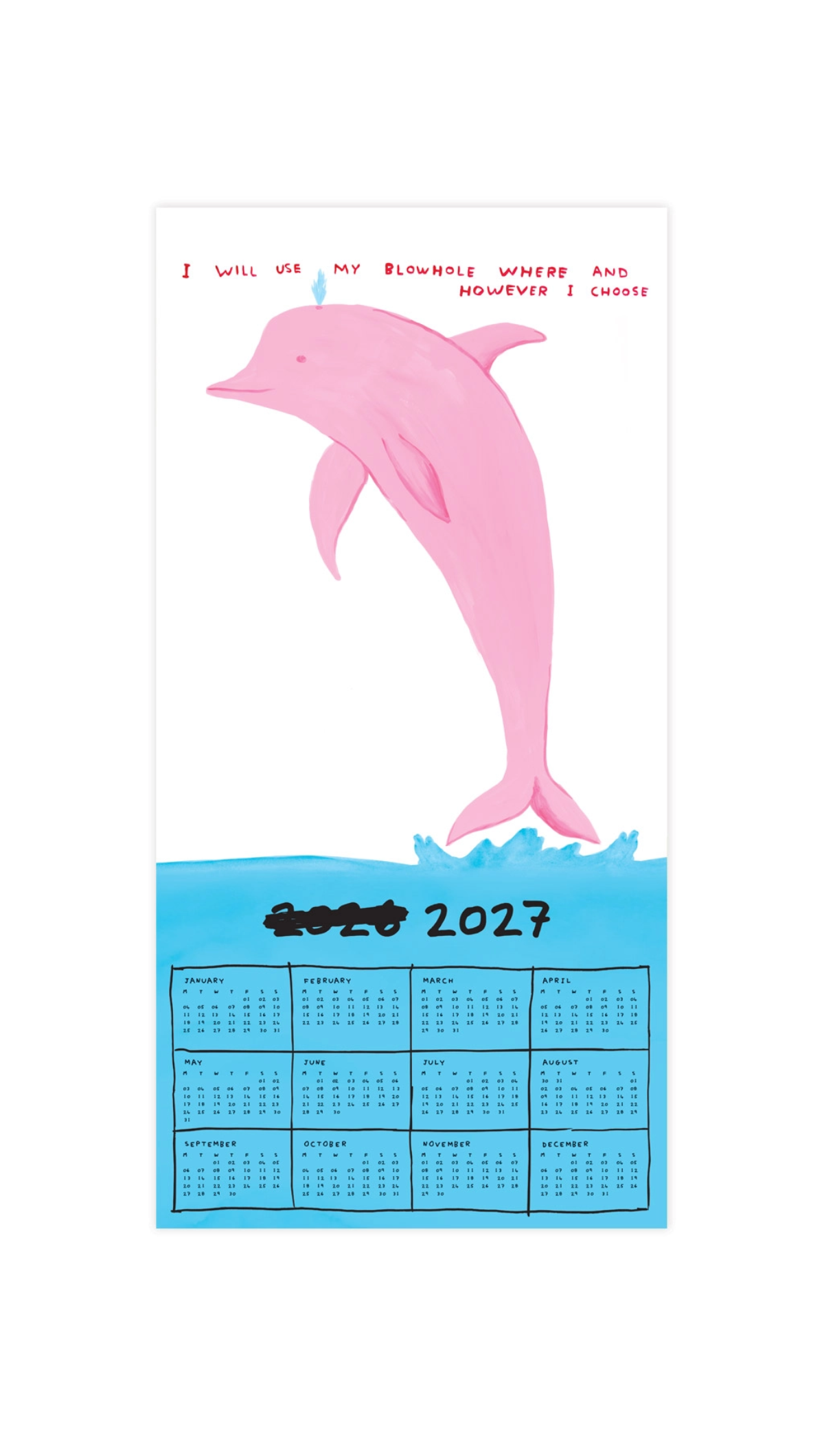 David Shrigley 2026 Calendar
