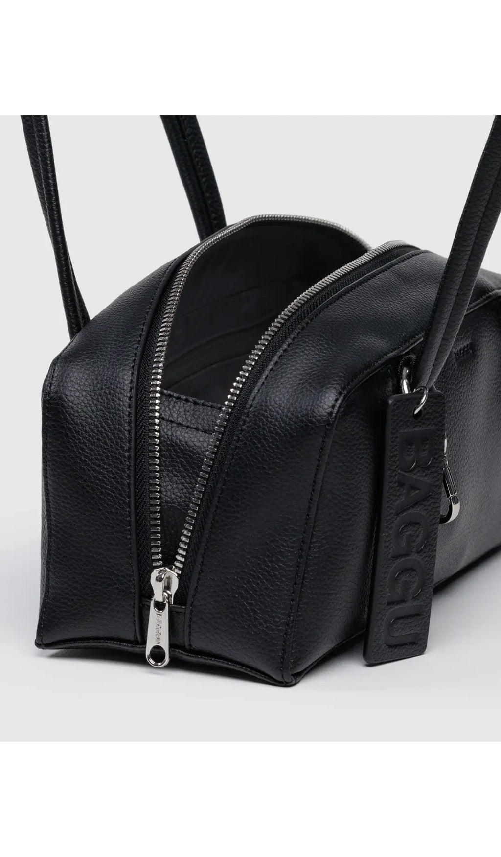 Small Recycled Leather Bowler Bag