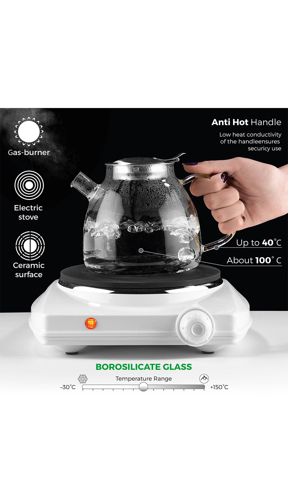 Glass Teapot Kettle