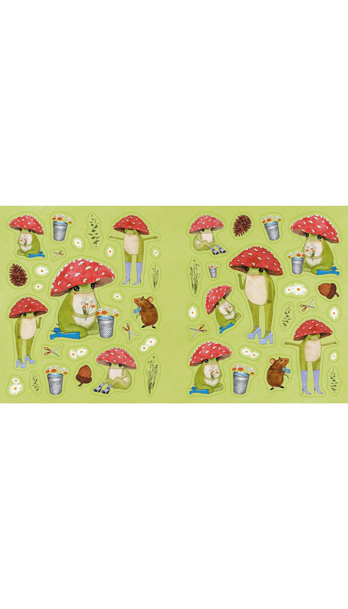 The Little Frog Sticker Book