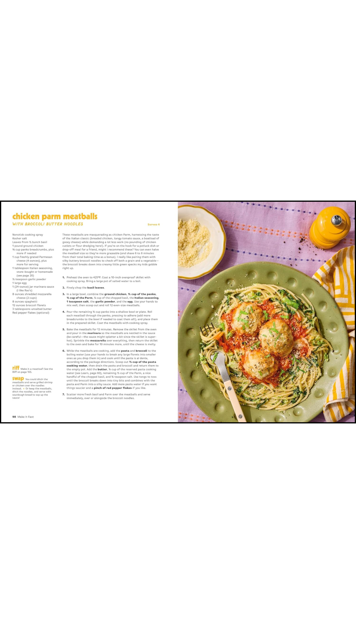 What to Cook When You Don't Feel Like Cooking: Make It Fast / COMING AUG. 11TH!