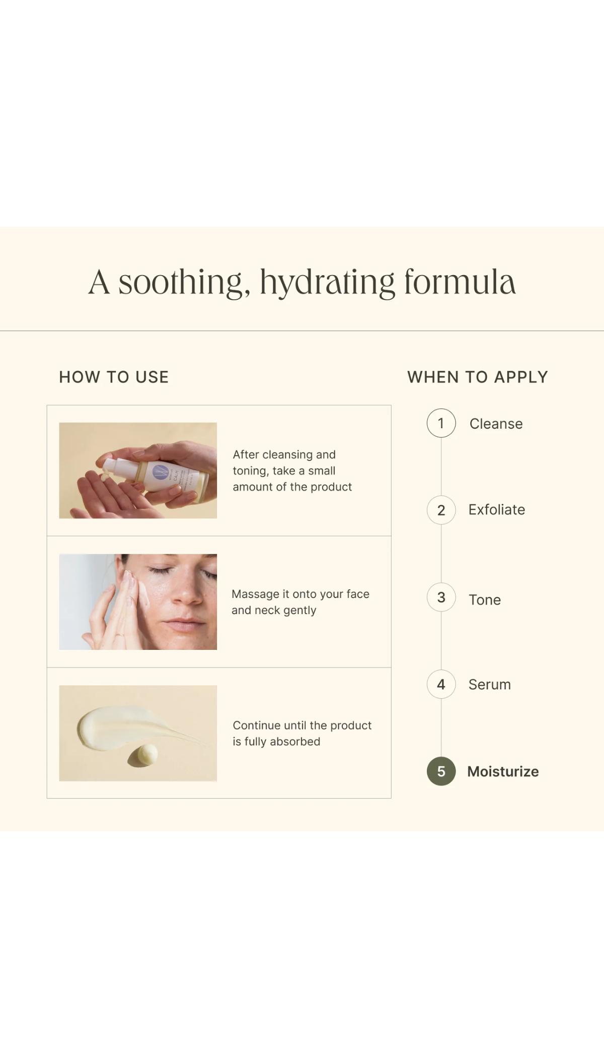 Calm Face Lotion - Lavender and Chamomile