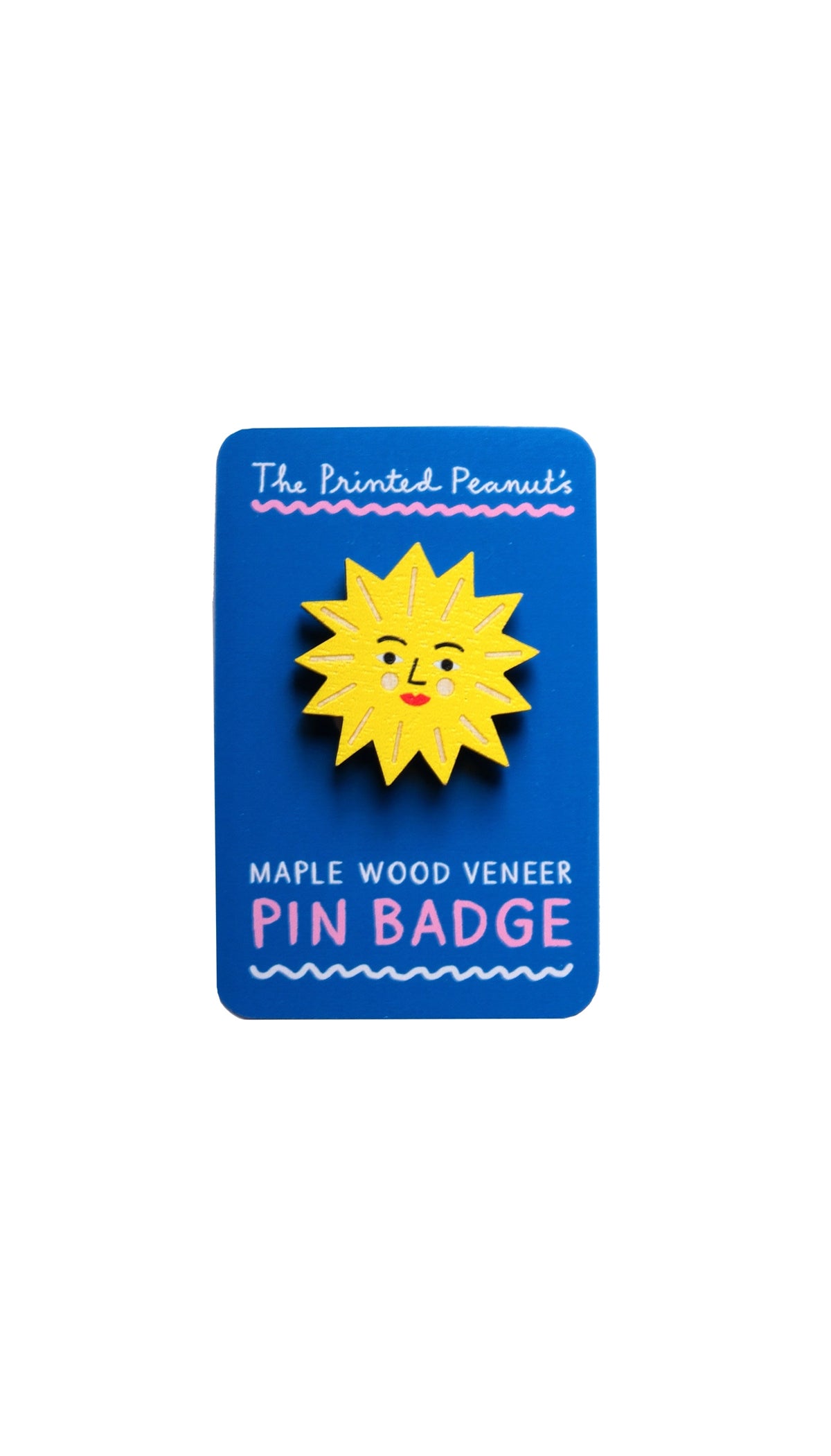 Wooden Pin Badges