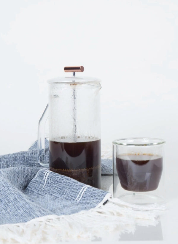 Yield Glass French Press - Cobalt